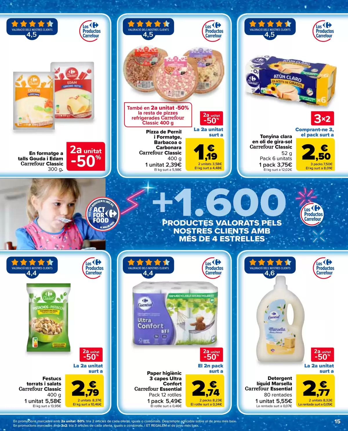 Offres Carrefour Markt Espagne de 7 à 20 avril 2026 2ème unité à 50 % - Carrefour - Espagne - 7 avril 2026 – 20 avril 2026 - Page 15