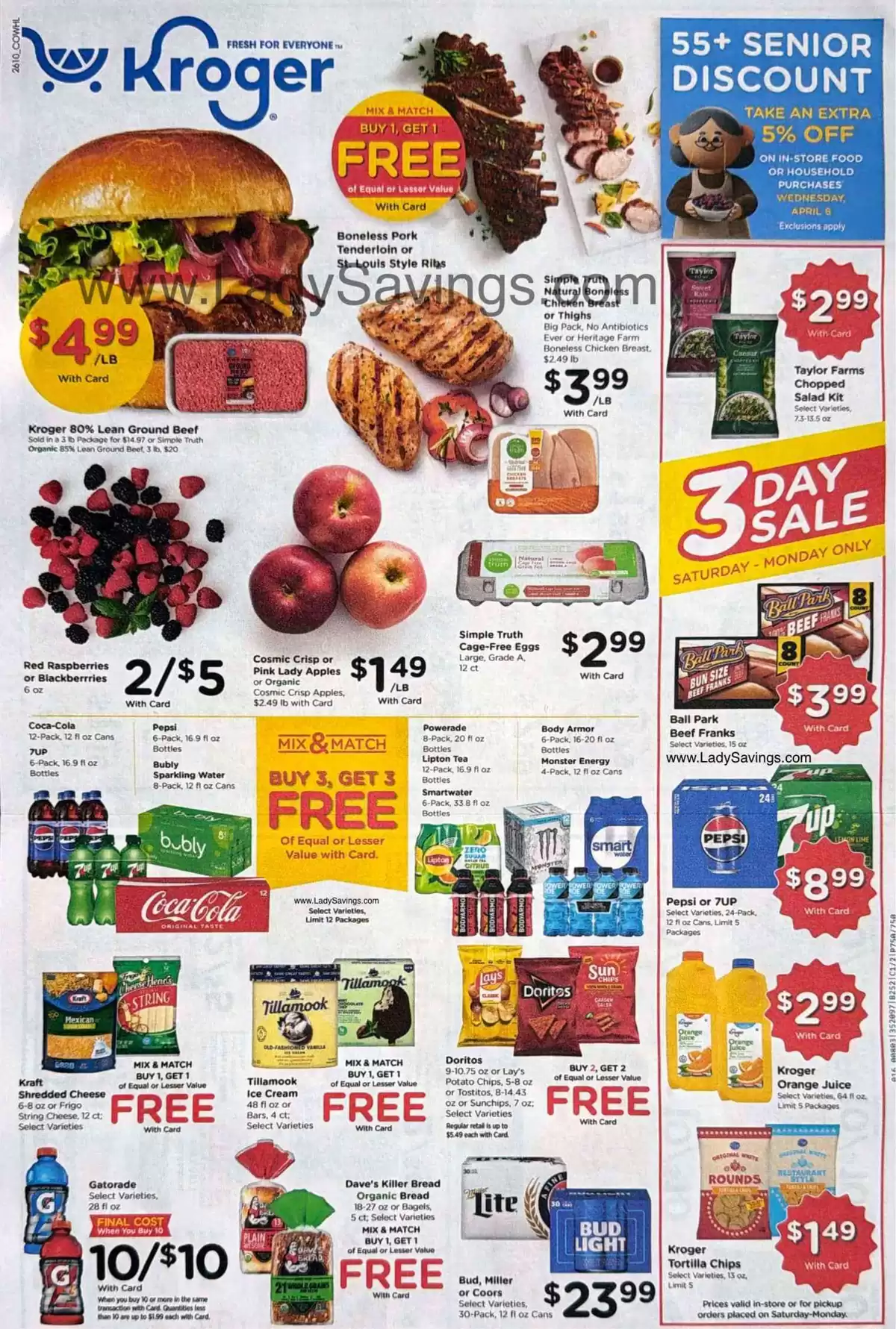 Offres Kroger États-Unis de 8 à 14 avril 2026 Offres hebdomadaires - Kroger - États-Unis - 8 avril 2026 – 14 avril 2026 - Page 1