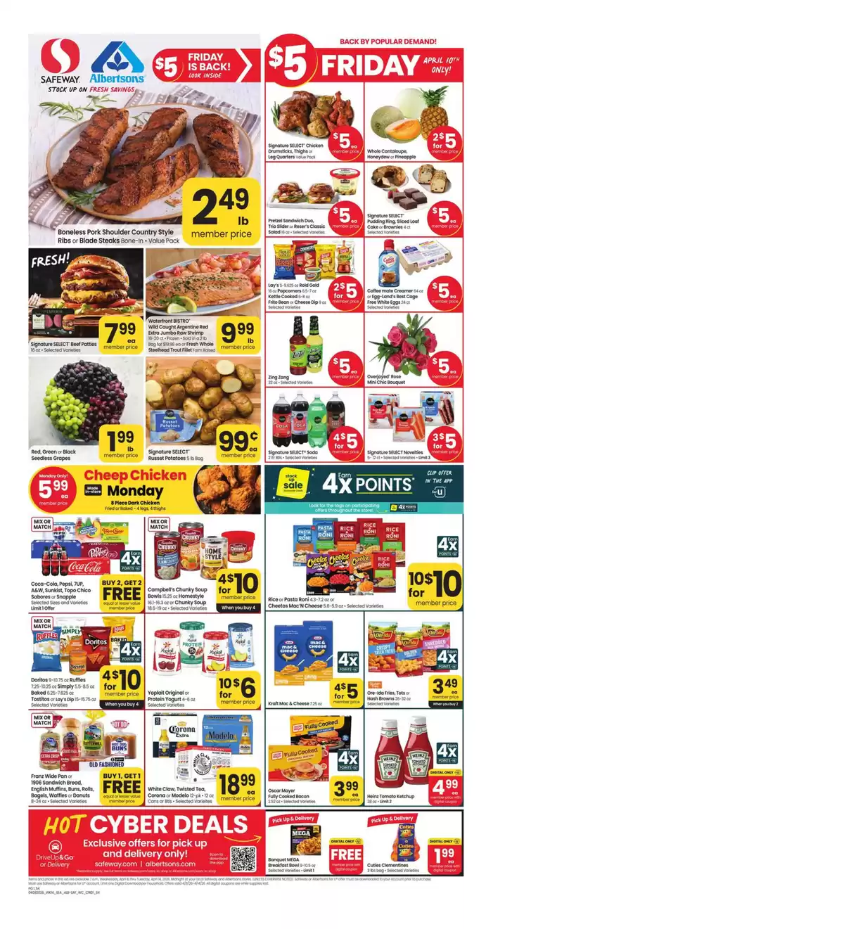 Offres Supermarché Safeway États-Unis de 8 à 14 avril 2026 Offres spéciales attrayantes pour tous - Supermarché Safeway - États-Unis - 8 avril 2026 – 14 avril 2026 - Page 4