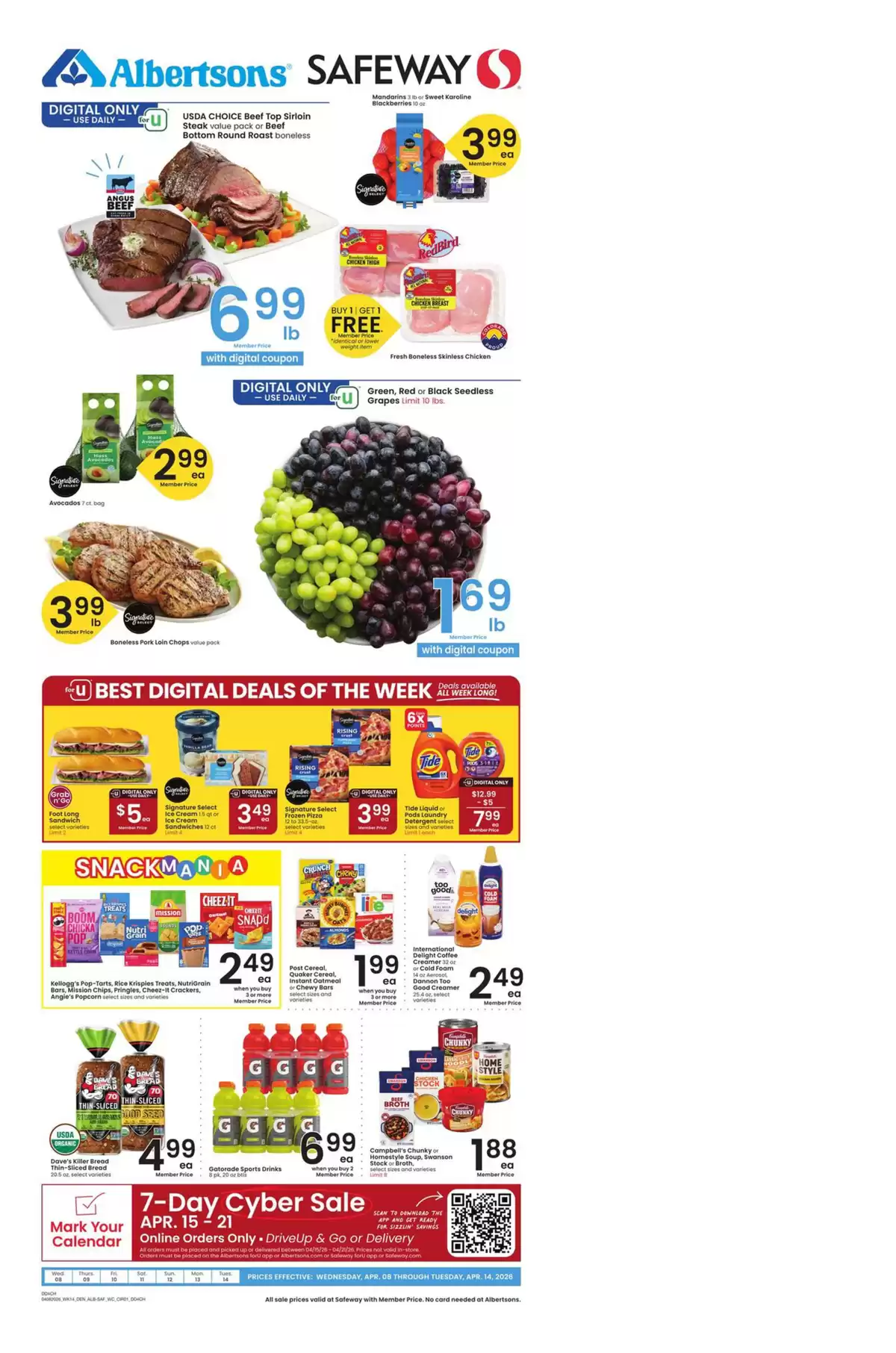 Offres Supermarché Safeway États-Unis de 8 à 14 avril 2026 LE GRAND LIVRE DE L'EPARGNE - Supermarché Safeway - États-Unis - 8 avril 2026 – 14 avril 2026 - Page 7