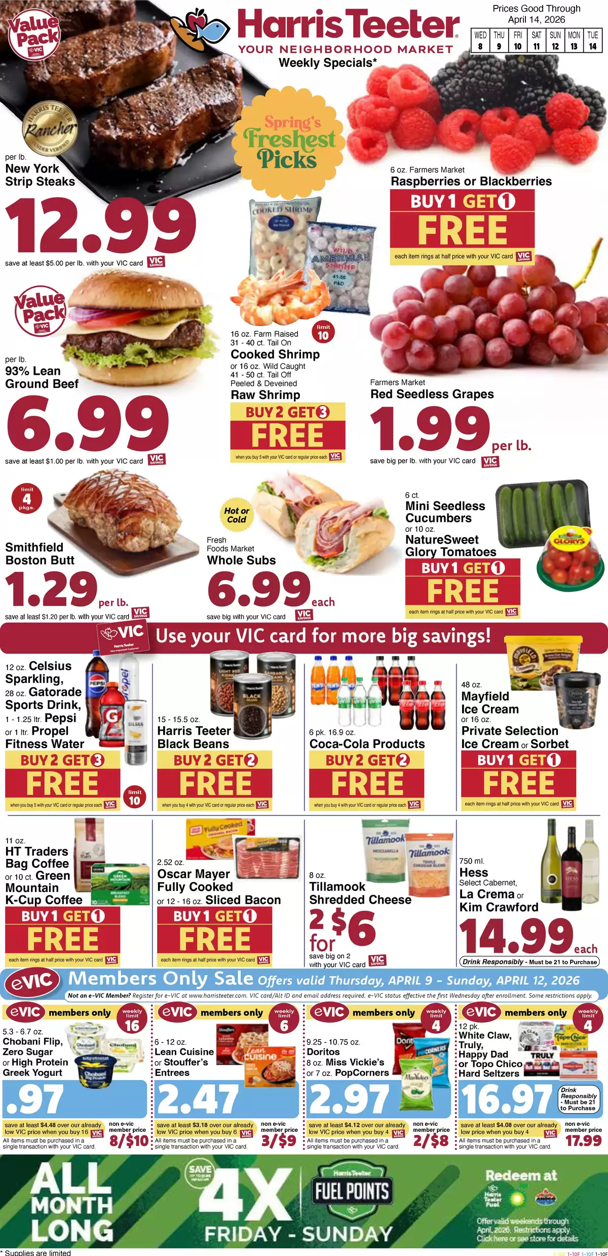 Offres Harris Teeter États-Unis de 8 à 14 avril 2026 Offre hebdomadaire - Harris Teeter - États-Unis - 8 avril 2026 – 14 avril 2026 - Page 1