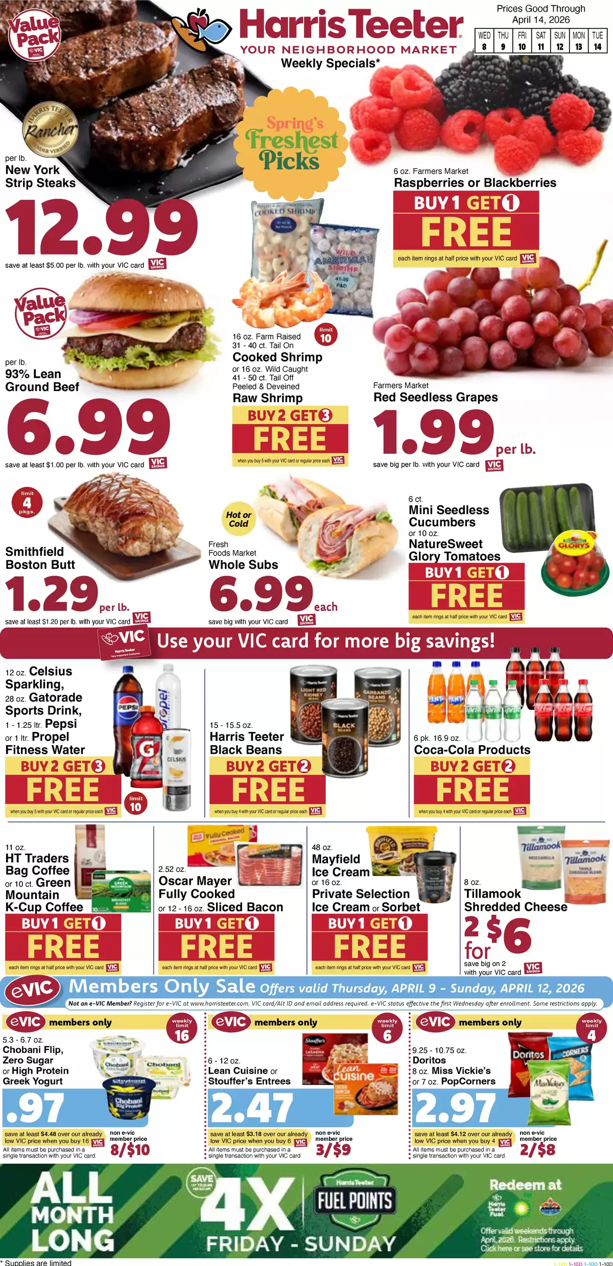 Offres Harris Teeter États-Unis de 8 à 14 avril 2026 Des aubaines exclusives - Harris Teeter - États-Unis - 8 avril 2026 – 14 avril 2026 - Page 1
