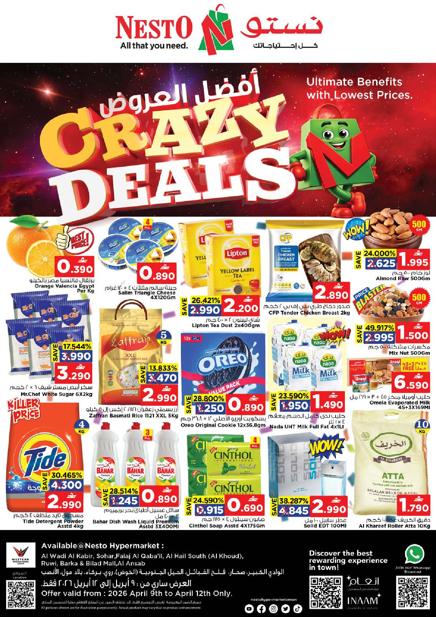 Nesto Oman offers from 9 to 12 April 2026 Best Offers - Page 1
