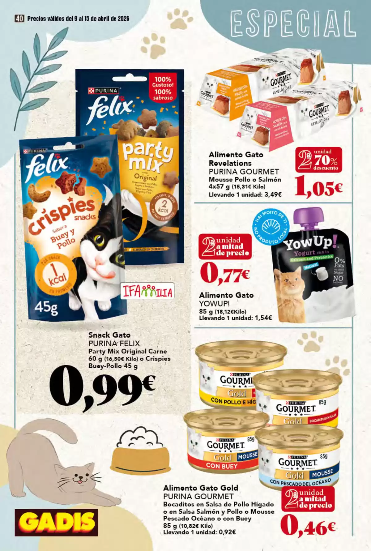 Offres GADIS Espagne de 9 à 15 avril 2026 Nouveaux prix - GADIS - Espagne - 9 avril 2026 – 15 avril 2026 - Page 40