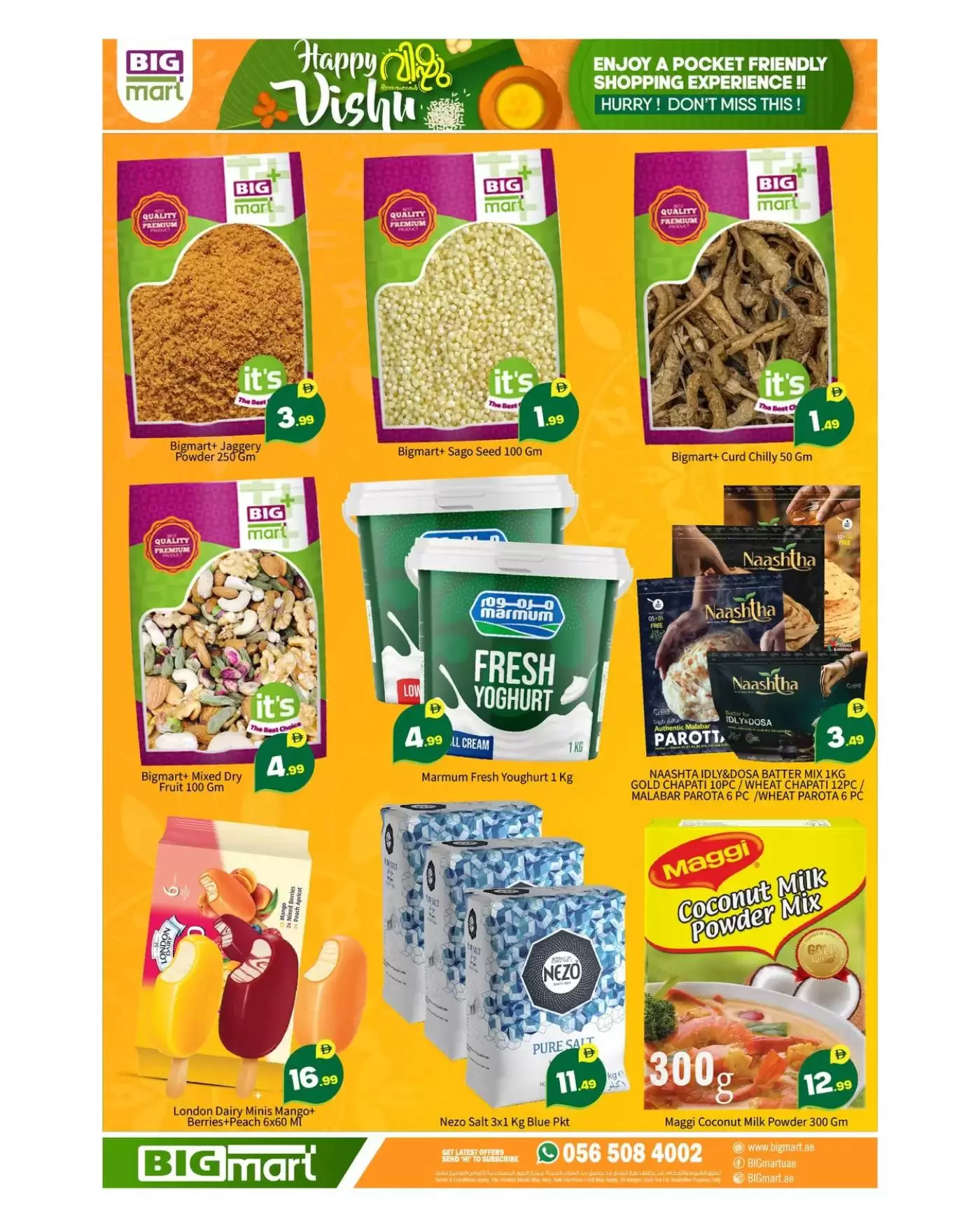 Ofertas de BIGmart Emiratos Árabes Unidos Almsfh, Bada Zayed de 14 a 15 abril 2026 Ofertas de Happy Vishu - BIGmart - Emiratos Árabes Unidos - 14 abril 2026 – 15 abril 2026 - Página 4