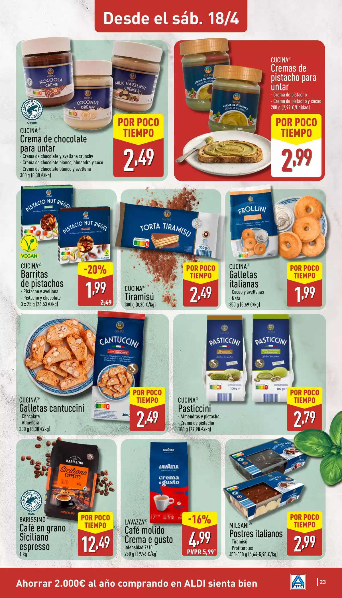 Offres ALDI Espagne de 13 à 19 avril 2026 Comme il coûte peu d'acheter bien ! - ALDI - Espagne - 13 avril 2026 – 19 avril 2026 - Page 23