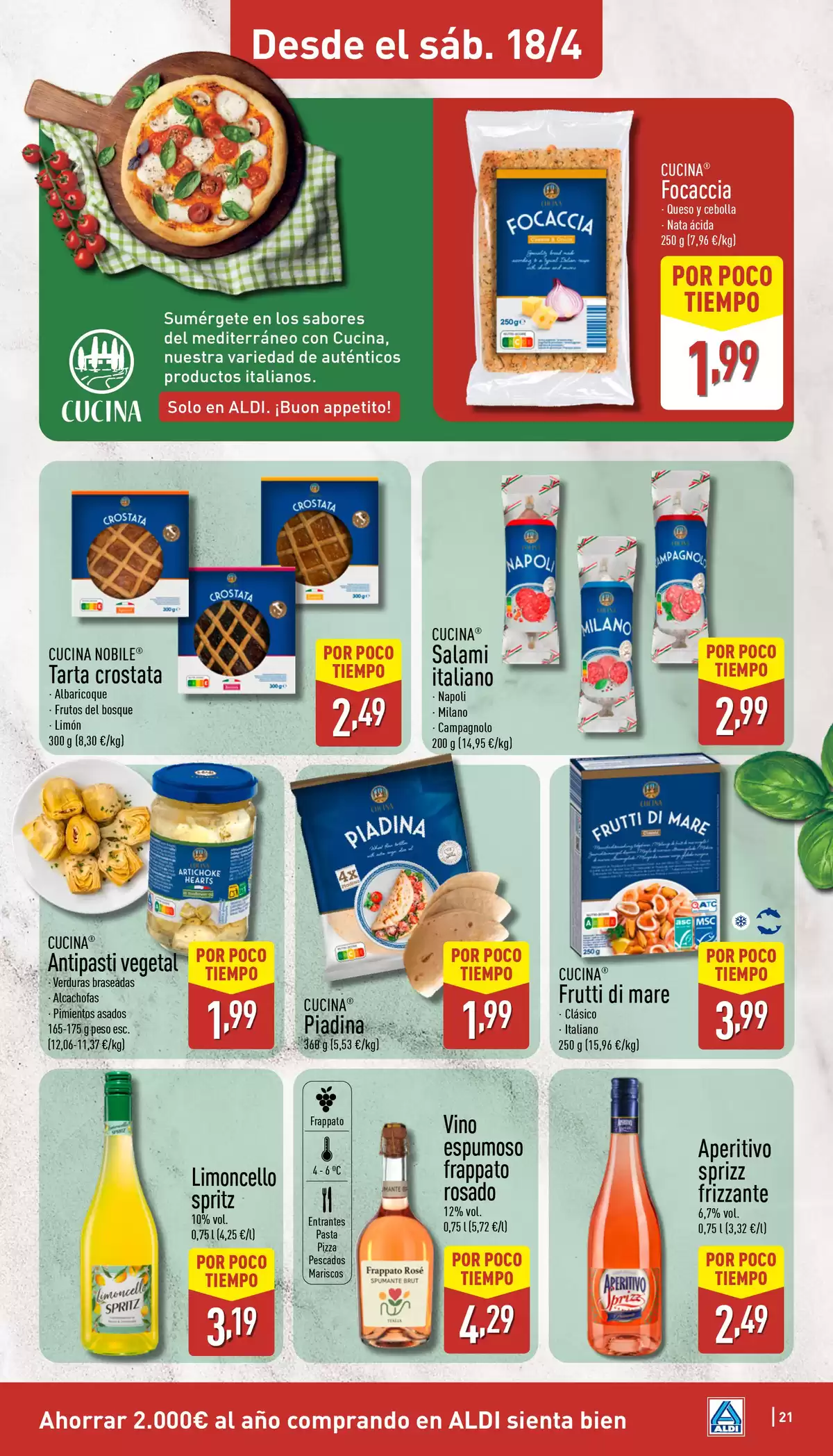 Offres ALDI Espagne de 13 à 19 avril 2026 Comme il coûte peu d'acheter bien ! - ALDI - Espagne - 13 avril 2026 – 19 avril 2026 - Page 21