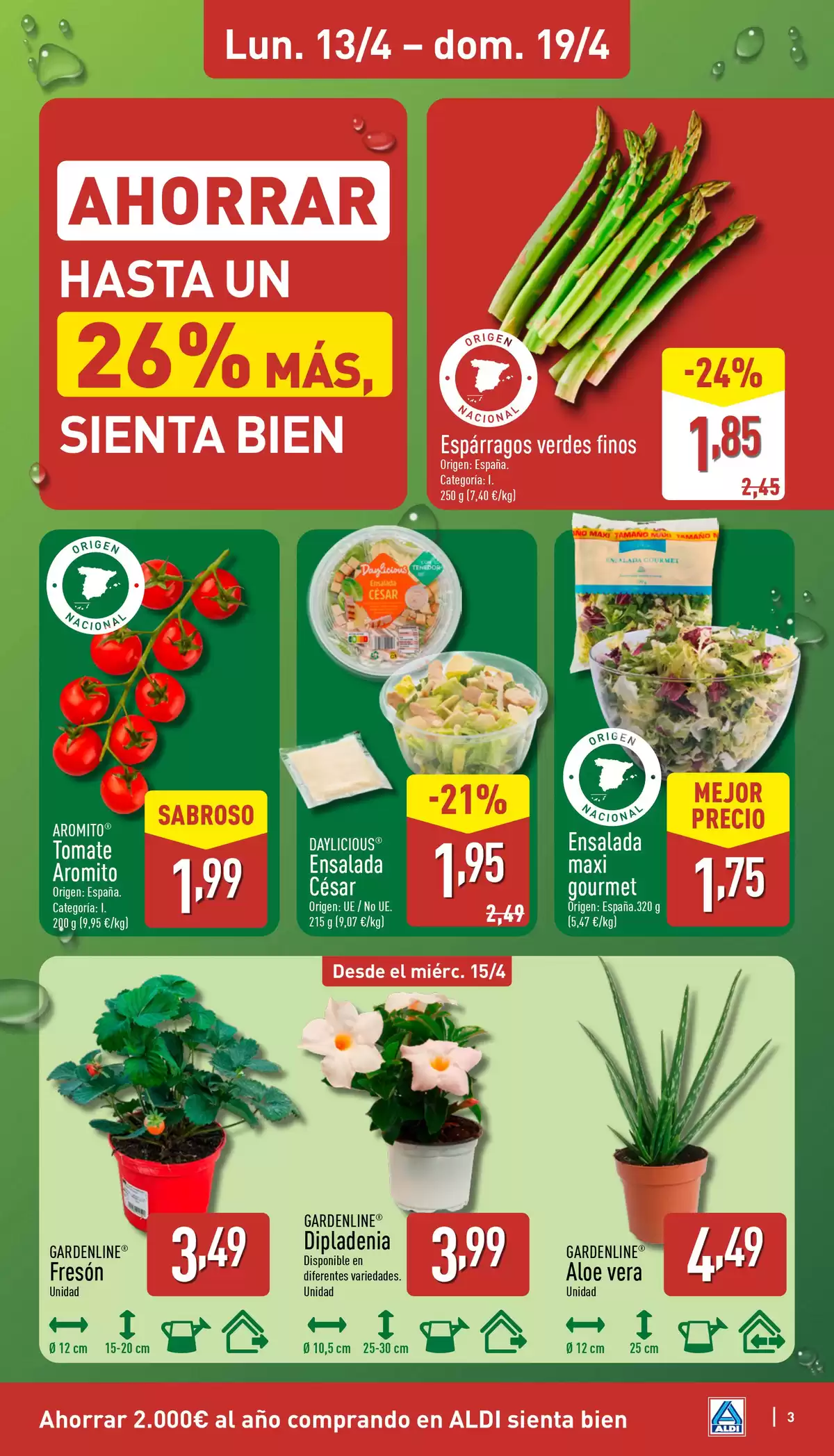 Offres ALDI Espagne de 13 à 19 avril 2026 Comme il coûte peu d'acheter bien ! - ALDI - Espagne - 13 avril 2026 – 19 avril 2026 - Page 3