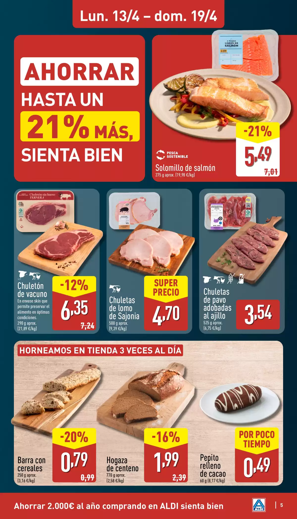 Offres ALDI Espagne de 13 à 19 avril 2026 Comme il coûte peu d'acheter bien ! - ALDI - Espagne - 13 avril 2026 – 19 avril 2026 - Page 5