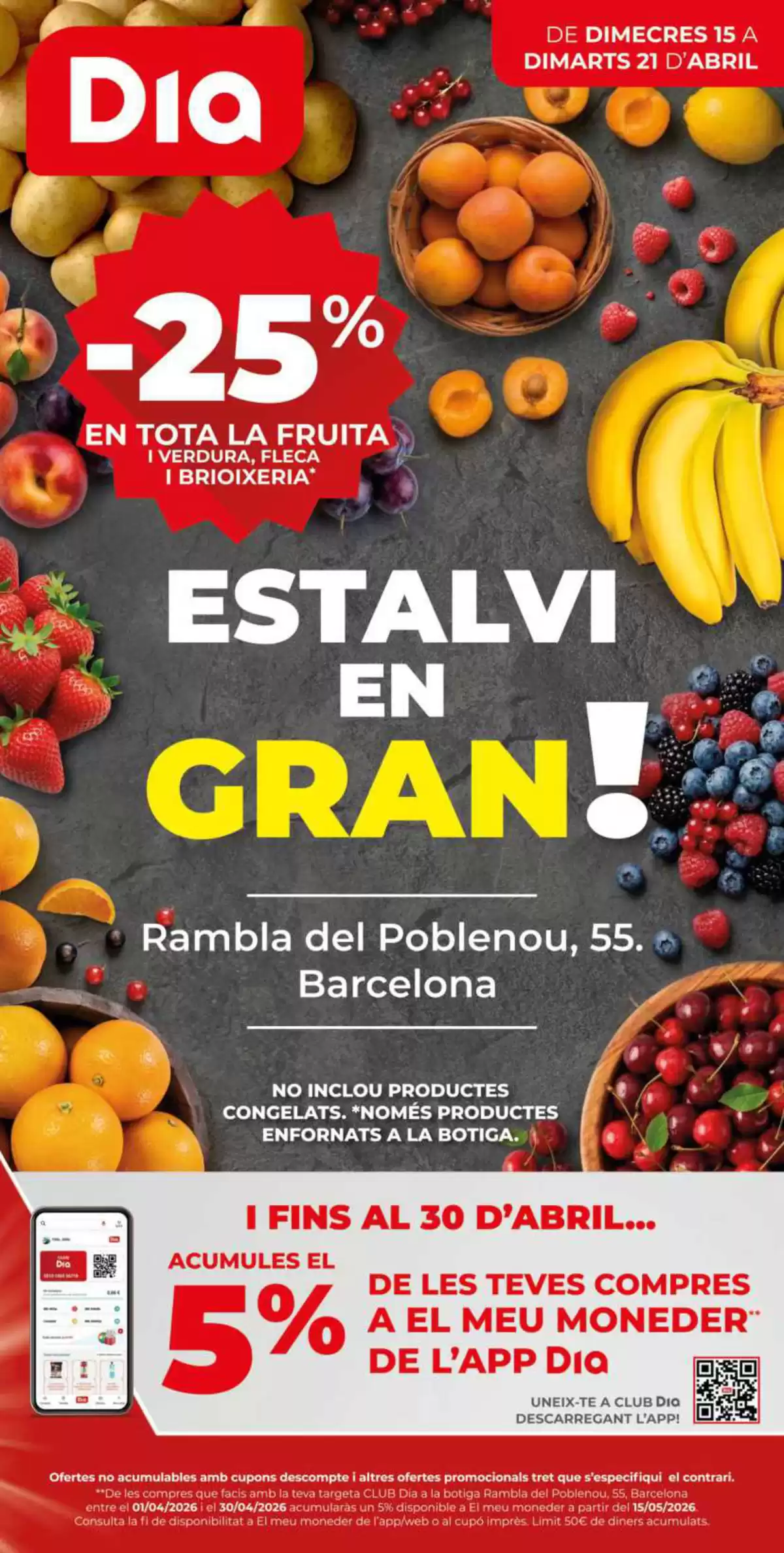 Ofertas de Dia España de 15 a 21 abril 2026 Estalvi en Gran - Dia - España - 15 abril 2026 – 21 abril 2026 - Página 1