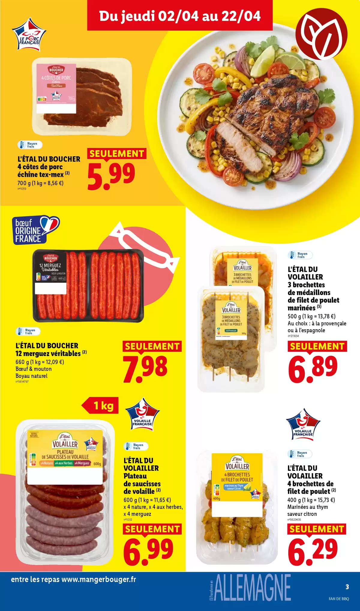Offres Lidl France de 3 à 22 avril 2026 Fan de barbecue - Lidl - France - 3 avril 2026 – 22 avril 2026 - Page 3