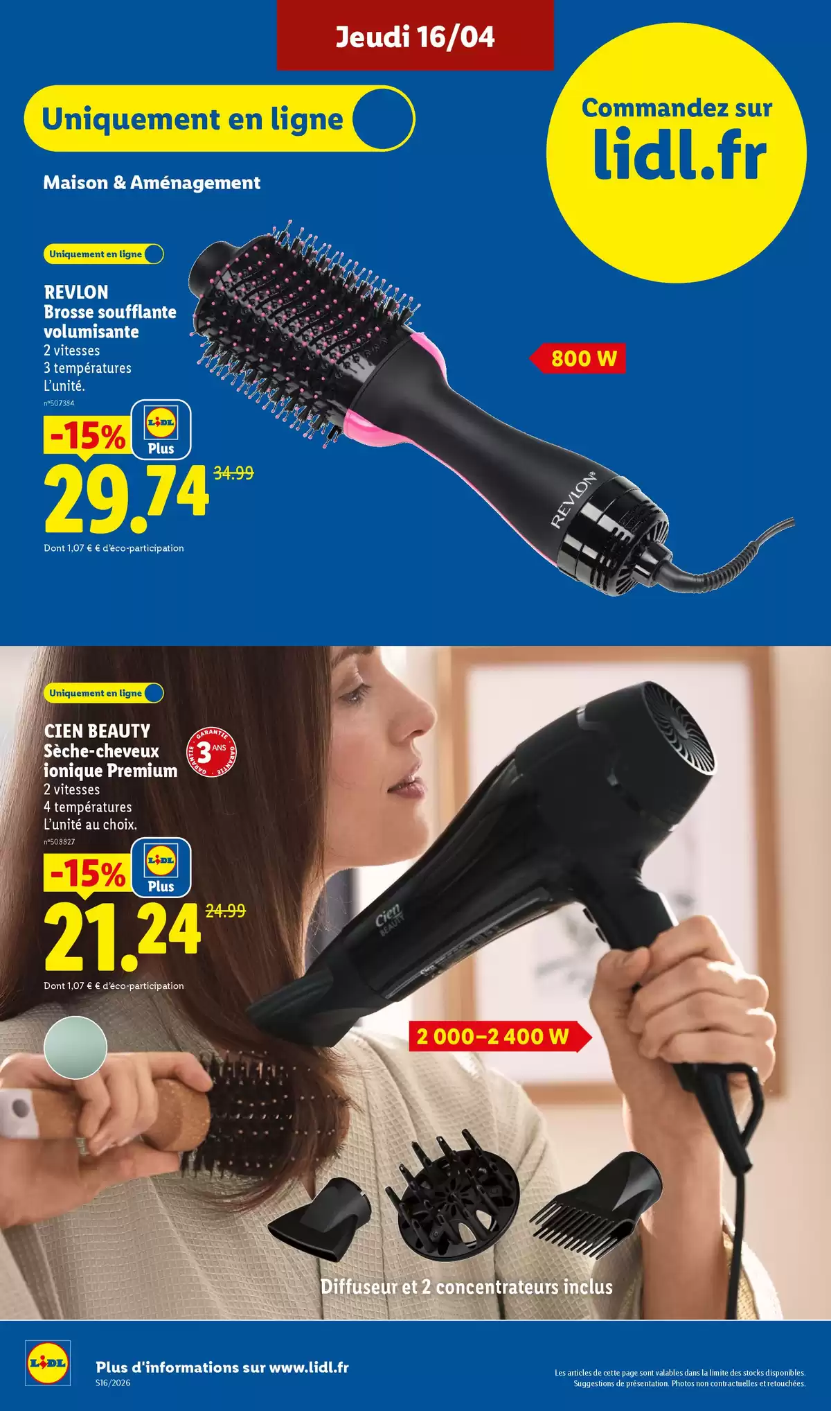 Offres Lidl France de 13 à 16 avril 2026 Les Exclus Web de la semaine - Lidl - France - 13 avril 2026 – 16 avril 2026 - Page 16