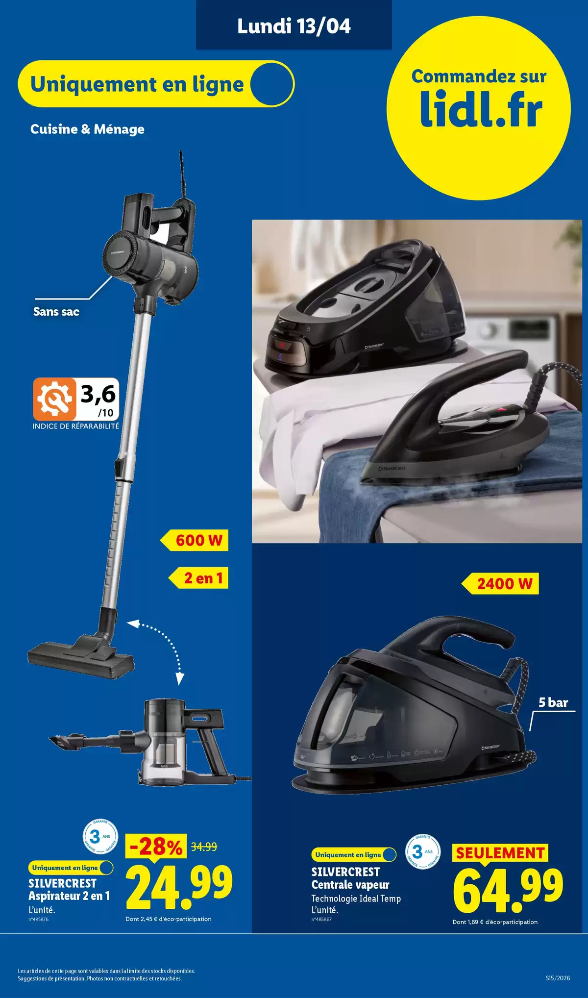 Offres Lidl France de 13 à 16 avril 2026 Les Exclus Web de la semaine - Lidl - France - 13 avril 2026 – 16 avril 2026 - Page 5