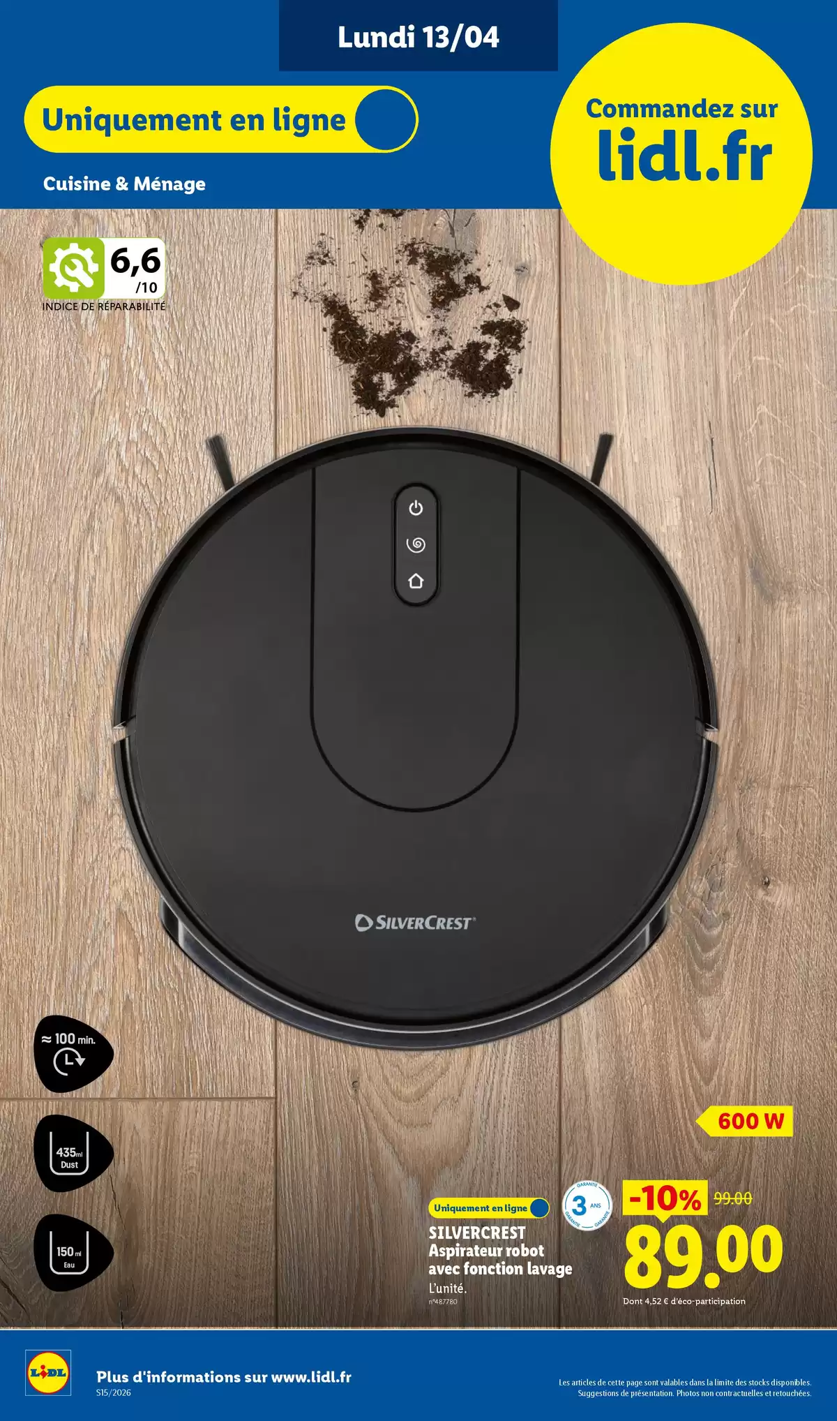 Offres Lidl France de 13 à 16 avril 2026 Les Exclus Web de la semaine - Lidl - France - 13 avril 2026 – 16 avril 2026 - Page 4