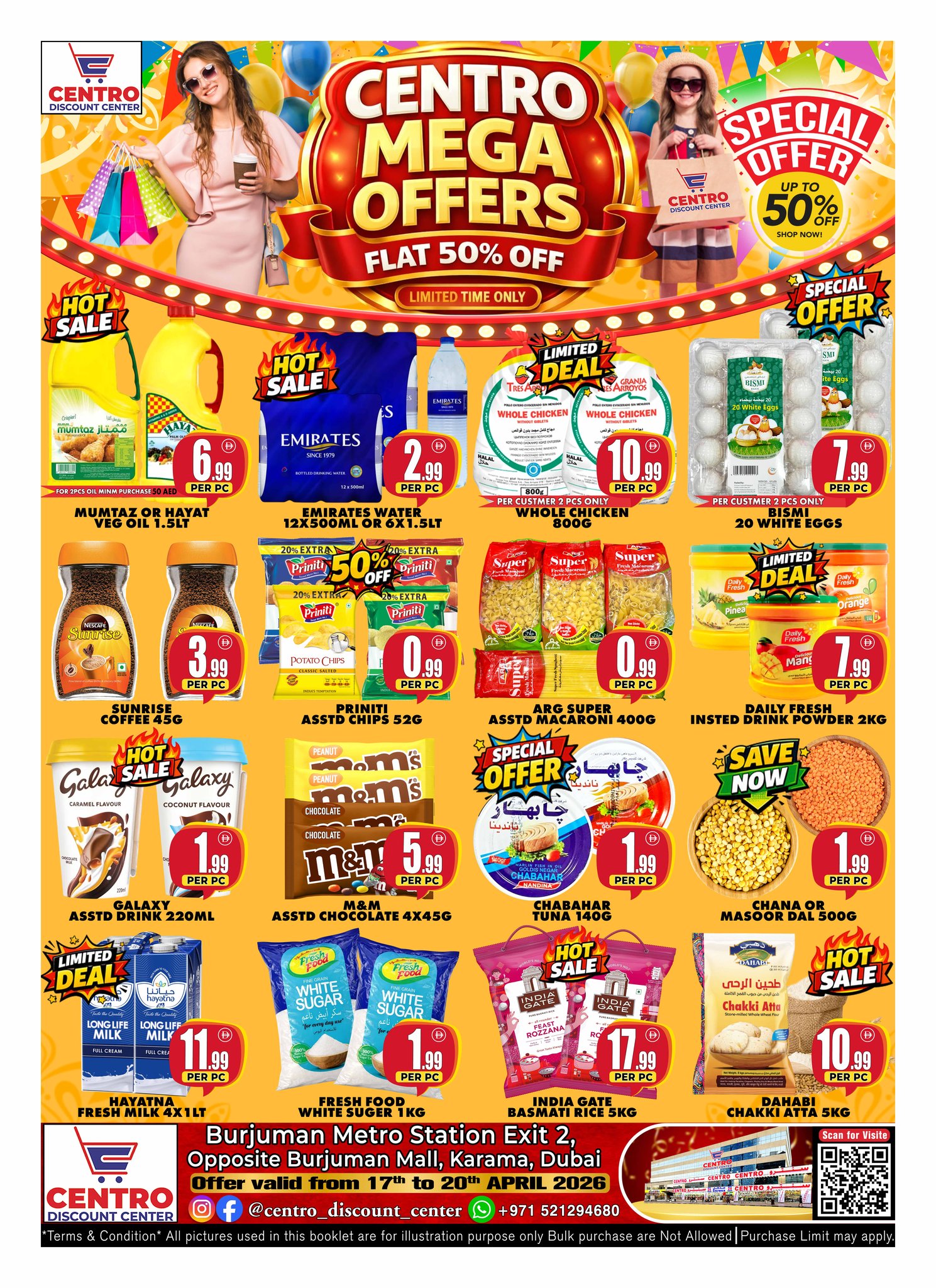 Ofertas de Centro Discount Center BurJuman de 17 a 20 abril 2026 Ofertas Bloo Ming - Página 1