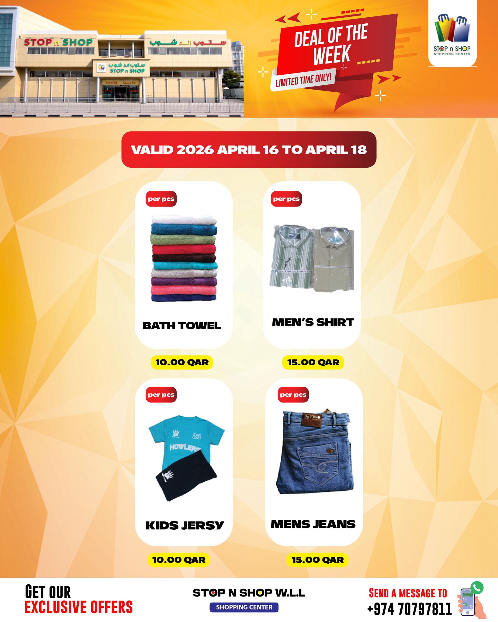Offres STOP N SHOP Qatar de 16 à 18 avril 2026 Deal De La Semaine - STOP N SHOP - Qatar - 16 avril 2026 – 18 avril 2026 - Page 8