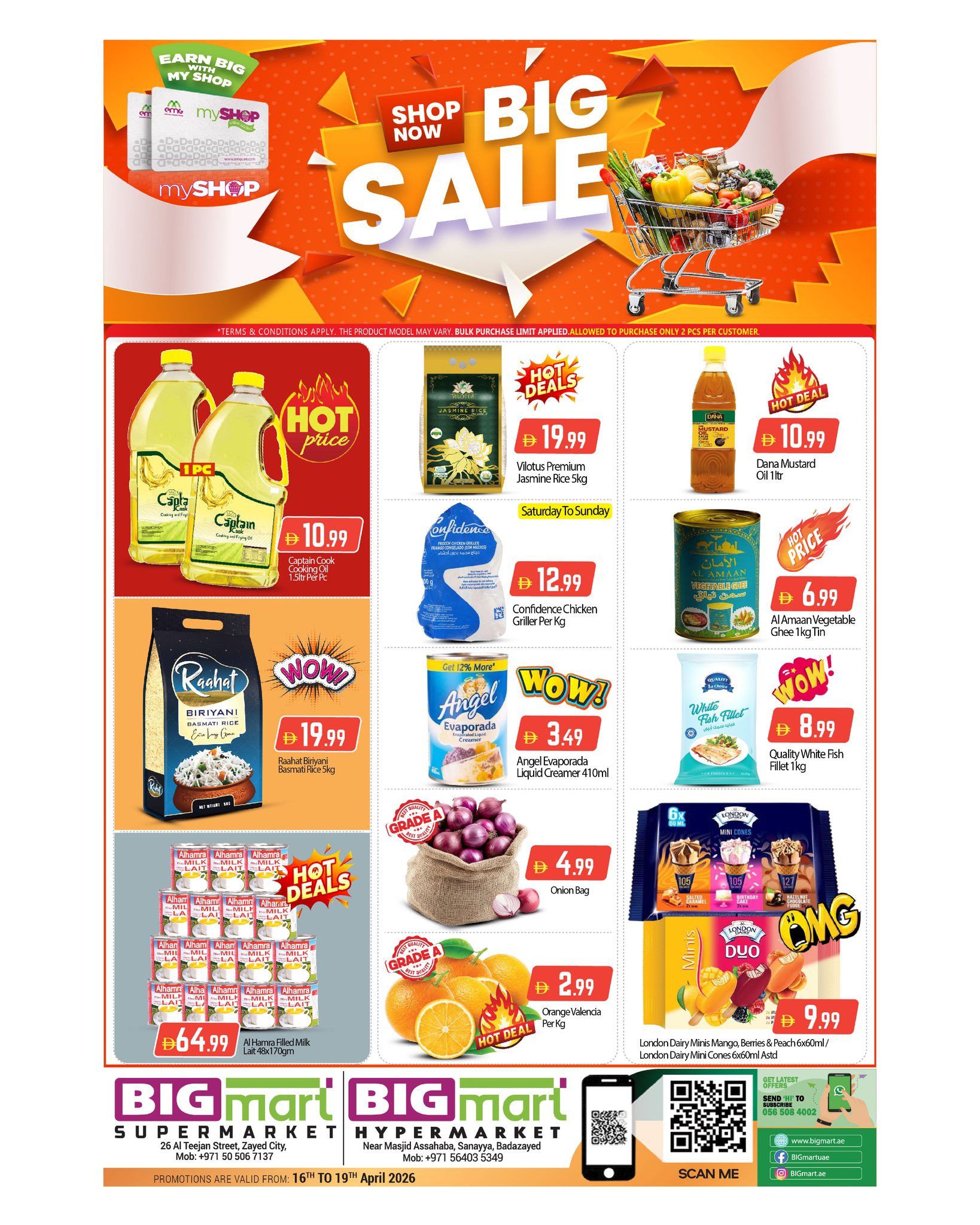 BIGmart UAE offers from 16 to 19 April 2026 Big Offers - Page 1