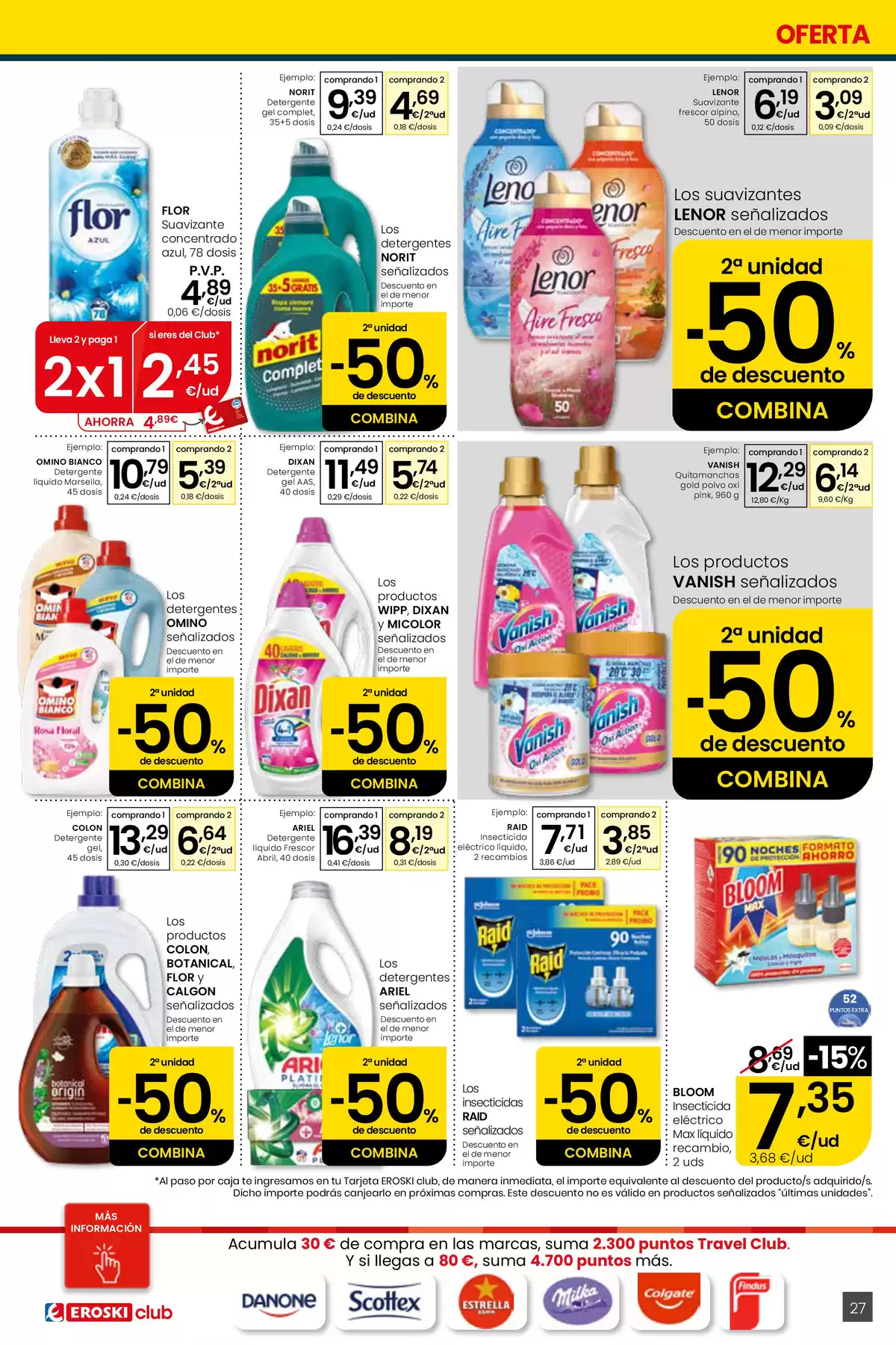 Offres Eroski Supermarché Espagne de 16 à 29 avril 2026 Voulez-vous économiser avec moi ? - Eroski - Espagne - 16 avril 2026 – 29 avril 2026 - Page 27