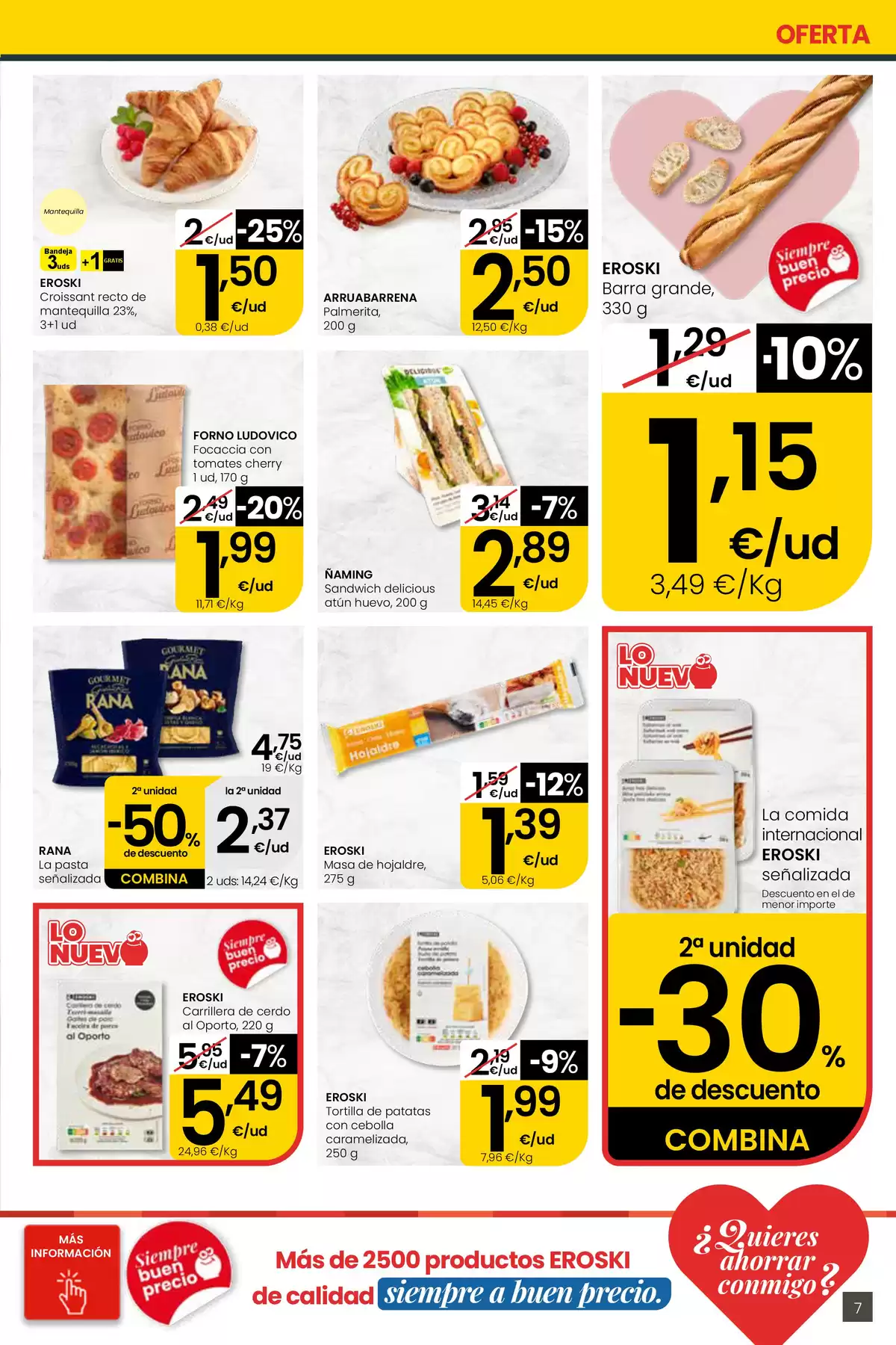 Offres Eroski Supermarché Espagne de 16 à 29 avril 2026 Voulez-vous économiser avec moi ? - Eroski - Espagne - 16 avril 2026 – 29 avril 2026 - Page 7
