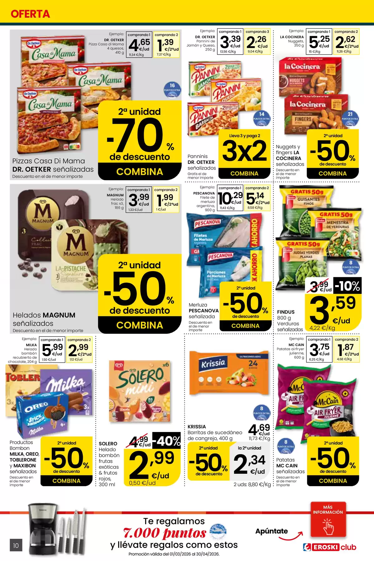 Offres Eroski Supermarché Espagne de 16 à 29 avril 2026 Voulez-vous économiser avec moi ? - Eroski - Espagne - 16 avril 2026 – 29 avril 2026 - Page 10
