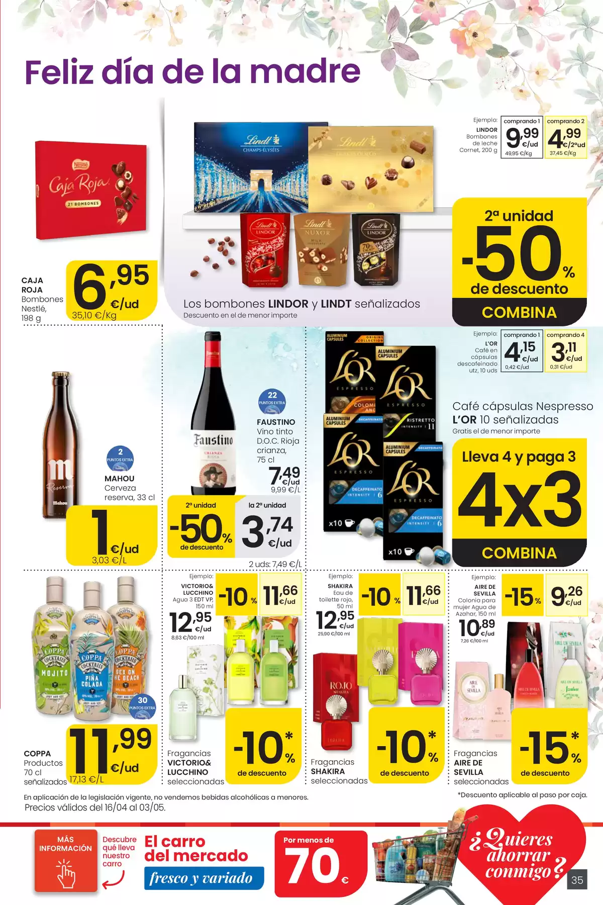 Offres Eroski Supermarché Espagne de 16 à 29 avril 2026 Voulez-vous économiser avec moi ? - Eroski - Espagne - 16 avril 2026 – 29 avril 2026 - Page 35