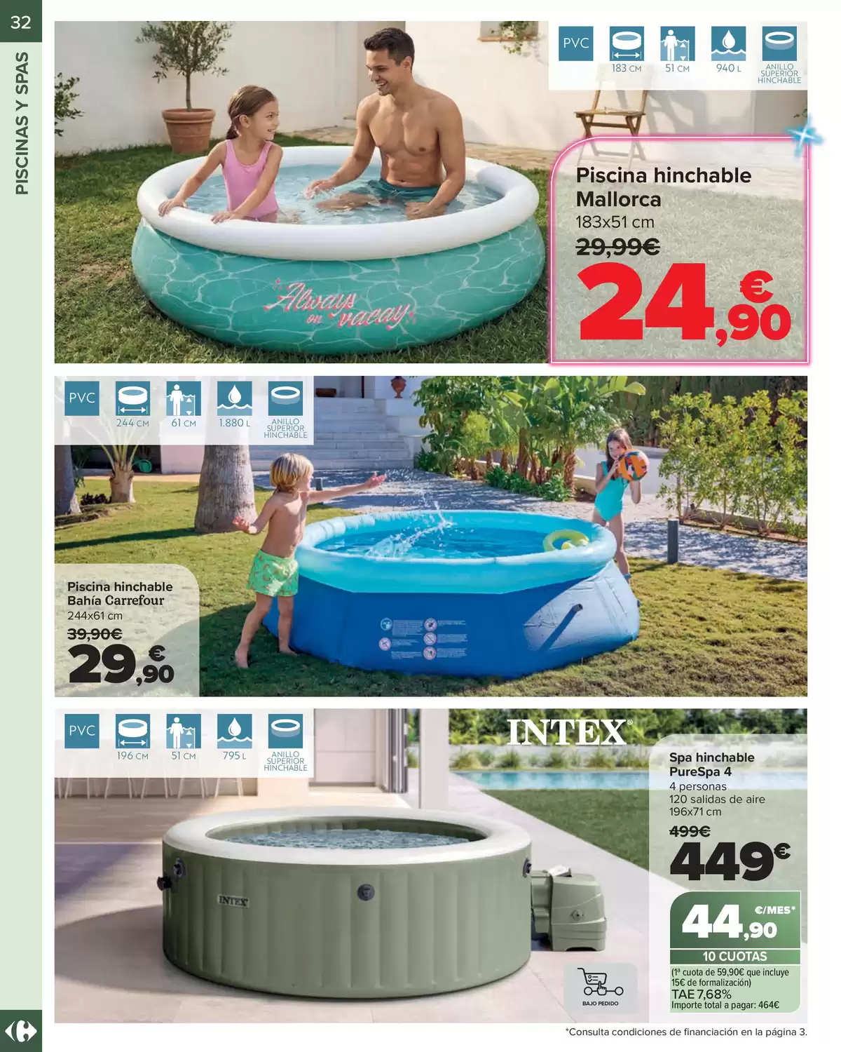 Offres Carrefour Espagne de 14 avril à 14 mai 2026 Terrasse et jardin - Carrefour - Espagne - 14 avril 2026 – 14 mai 2026 - Page 32