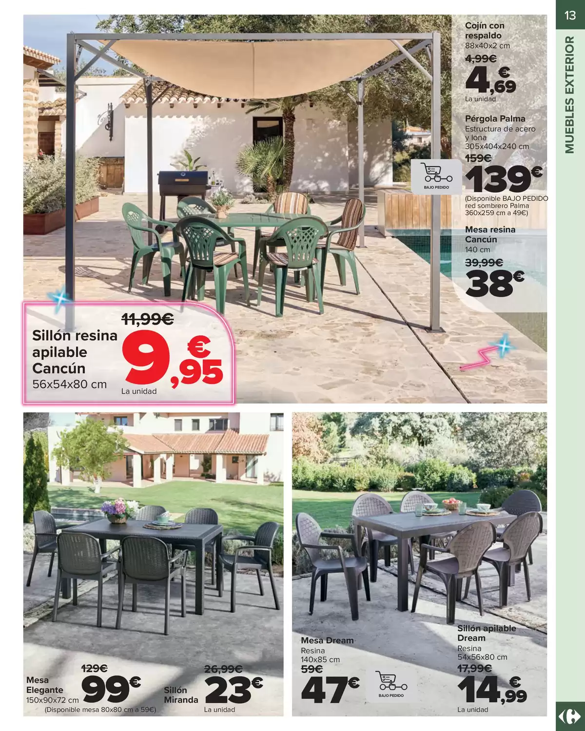 Offres Carrefour Espagne de 14 avril à 14 mai 2026 Terrasse et jardin - Carrefour - Espagne - 14 avril 2026 – 14 mai 2026 - Page 13