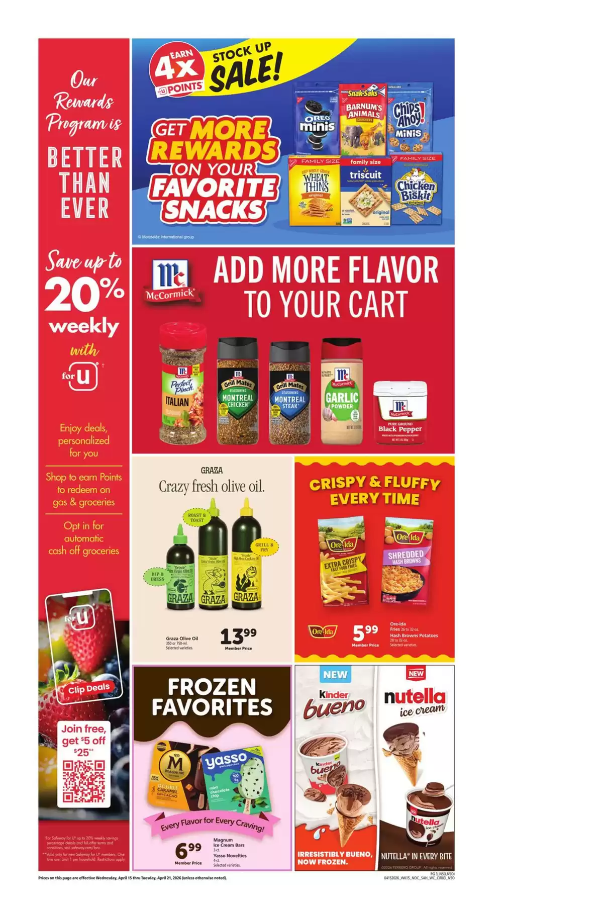 Offres Supermarché Safeway États-Unis de 15 à 21 avril 2026 Nos meilleures offres - Supermarché Safeway - États-Unis - 15 avril 2026 – 21 avril 2026 - Page 3