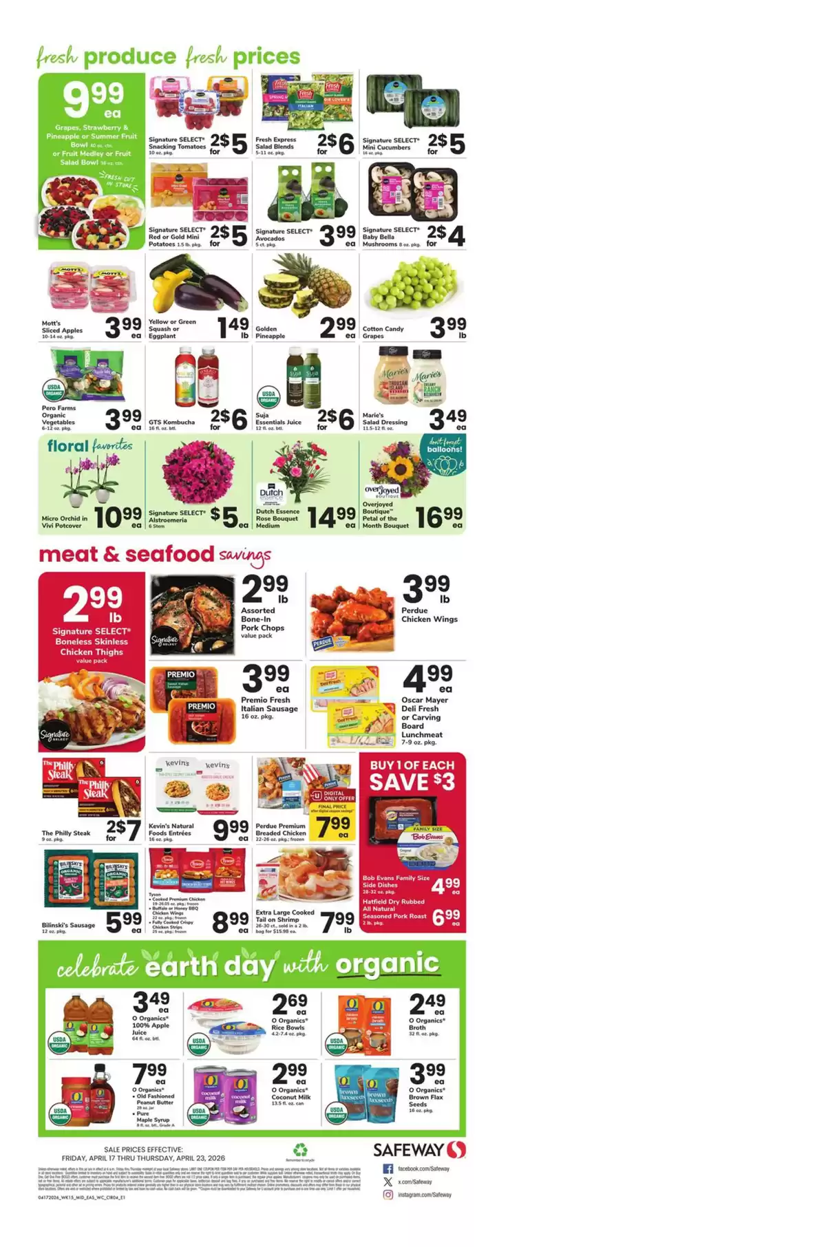 Offres Supermarché Safeway États-Unis de 17 à 23 avril 2026 Des aubaines exclusives - Supermarché Safeway - États-Unis - 17 avril 2026 – 23 avril 2026 - Page 4