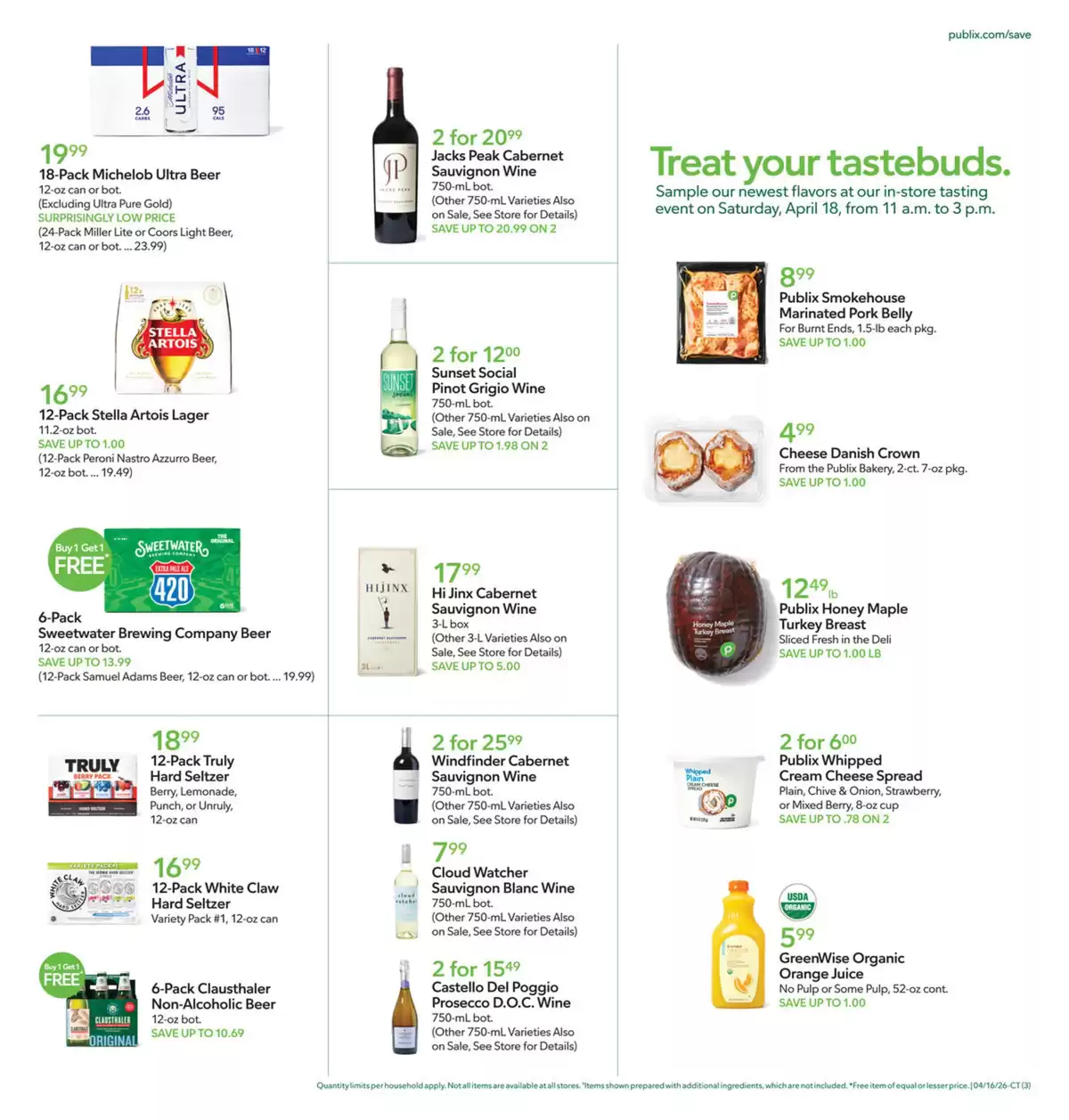 Offres Publix États-Unis de 15 à 21 avril 2026 Offres hebdomadaires - Publix - États-Unis - 15 avril 2026 – 21 avril 2026 - Page 3