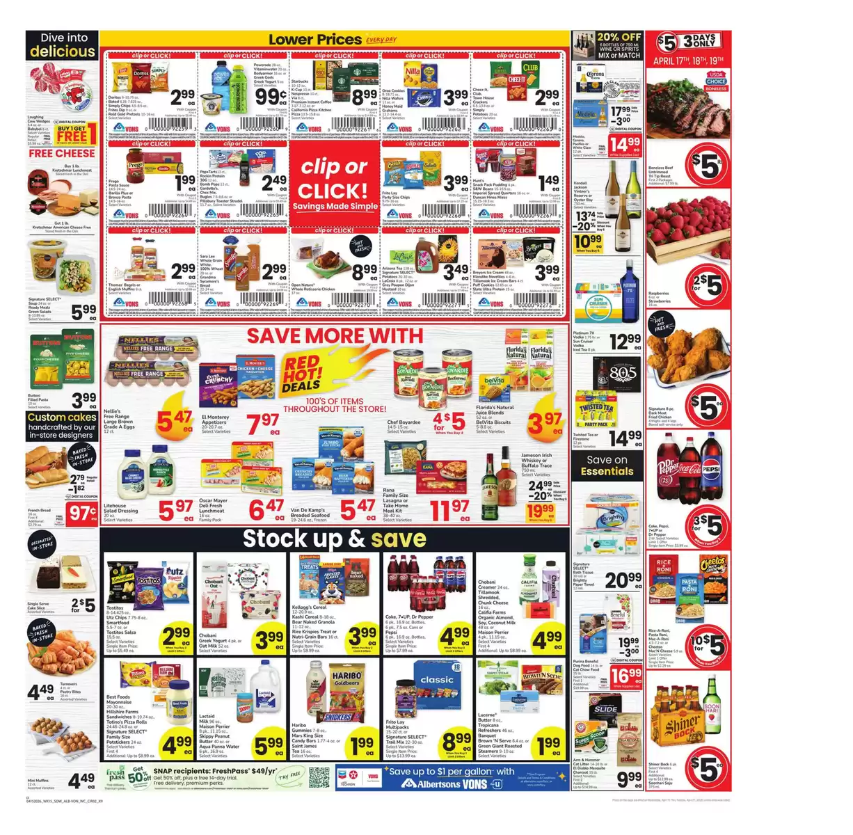 Offres Supermarché Vons Sud-ouest de 15 à 21 avril 2026 Offres hebdomadaires - Supermarché Vons - États-Unis - 15 avril 2026 – 21 avril 2026 - Page 6