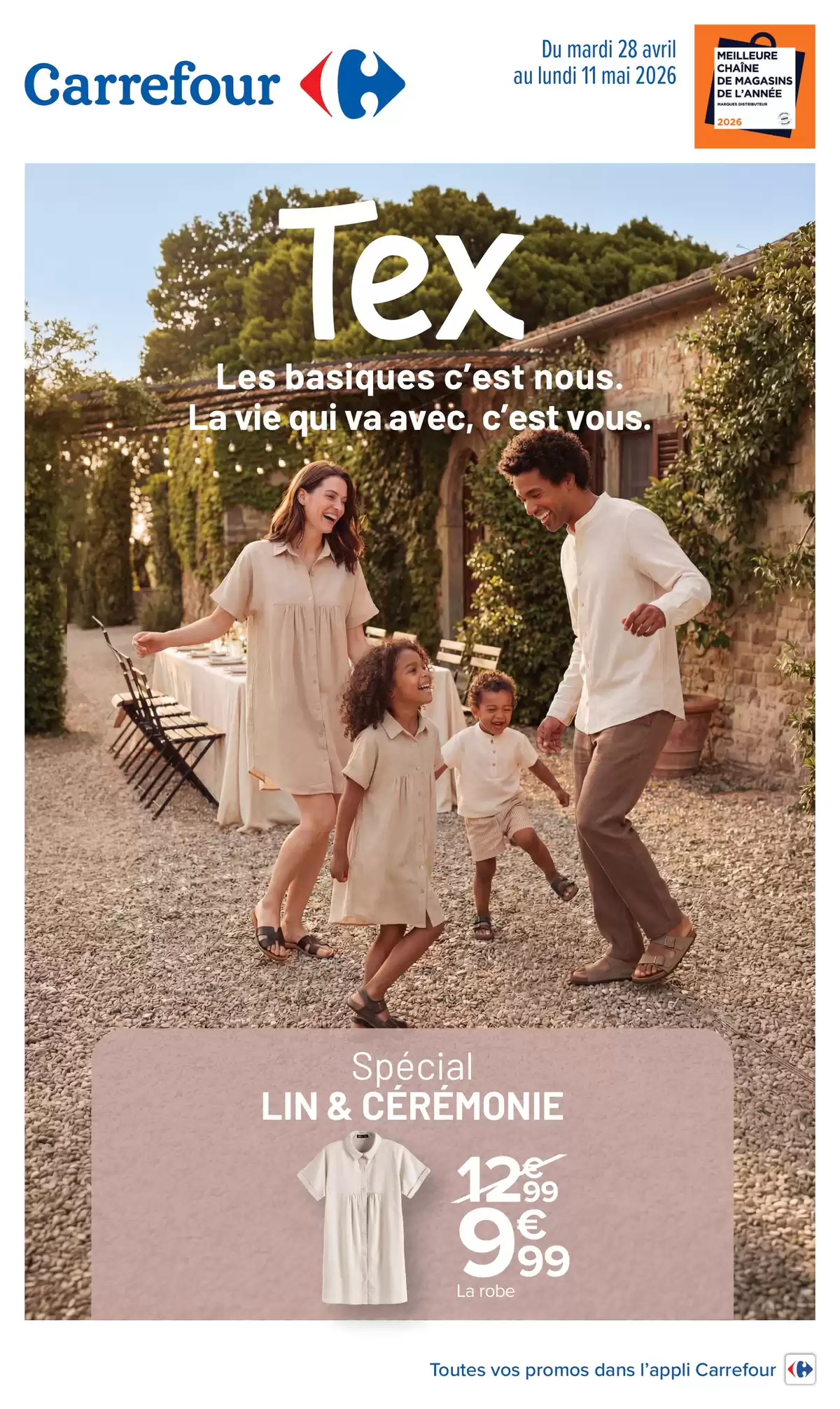 Carrefour France offers from 28 April to 11 May 2026 SPECIAL LINEN CEREMONY - Page 1