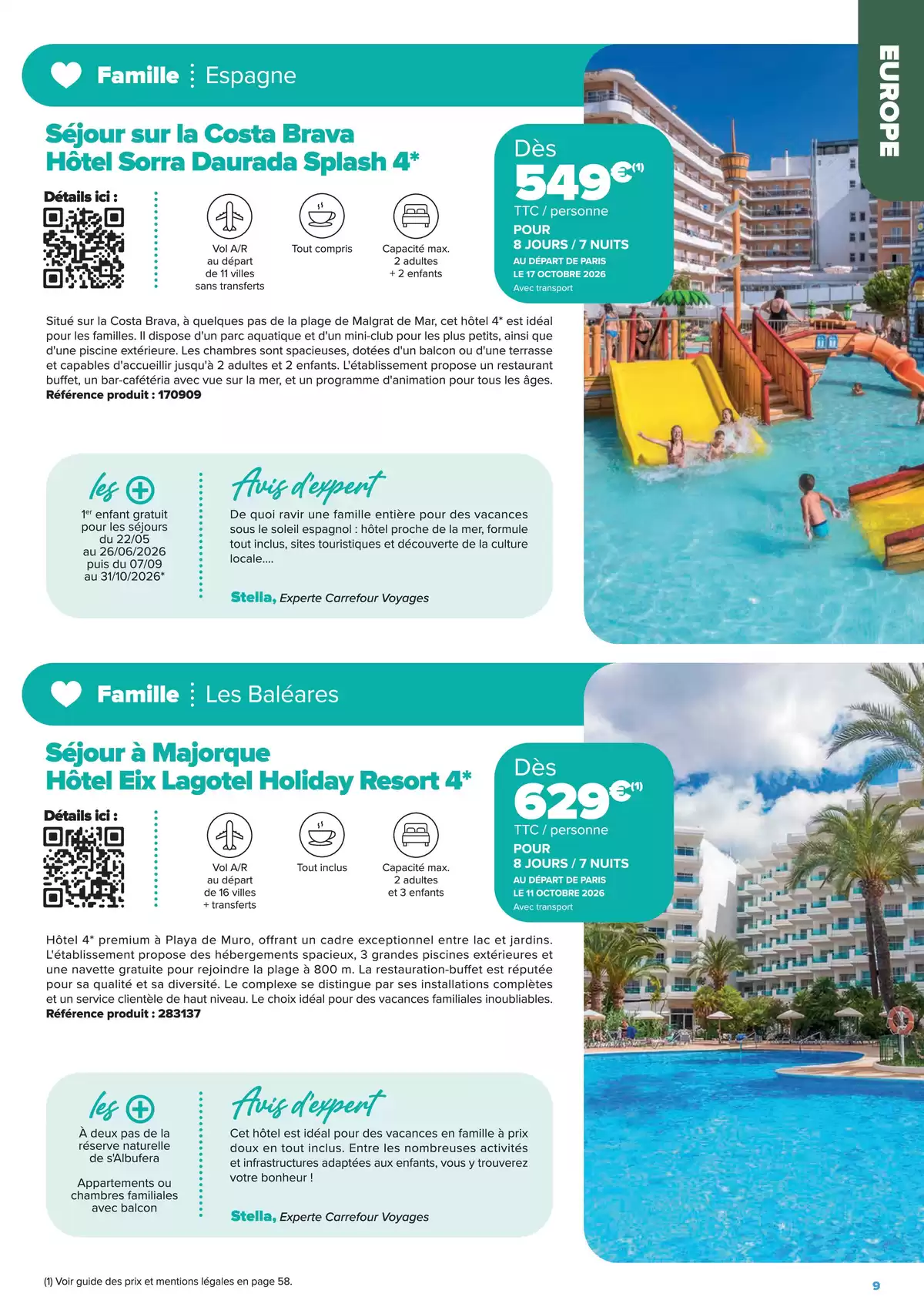 عروض كارفور فرنسا من ٢٢ يناير حتى ٢٢ يونيو ٢٠٢٦ عروض إقامات الجولات السياحية - إبداعات السفر على مفترق الطرق - كارفور - فرنسا - 22 يناير 2026 – 22 يونيو 2026 - صفحة 9