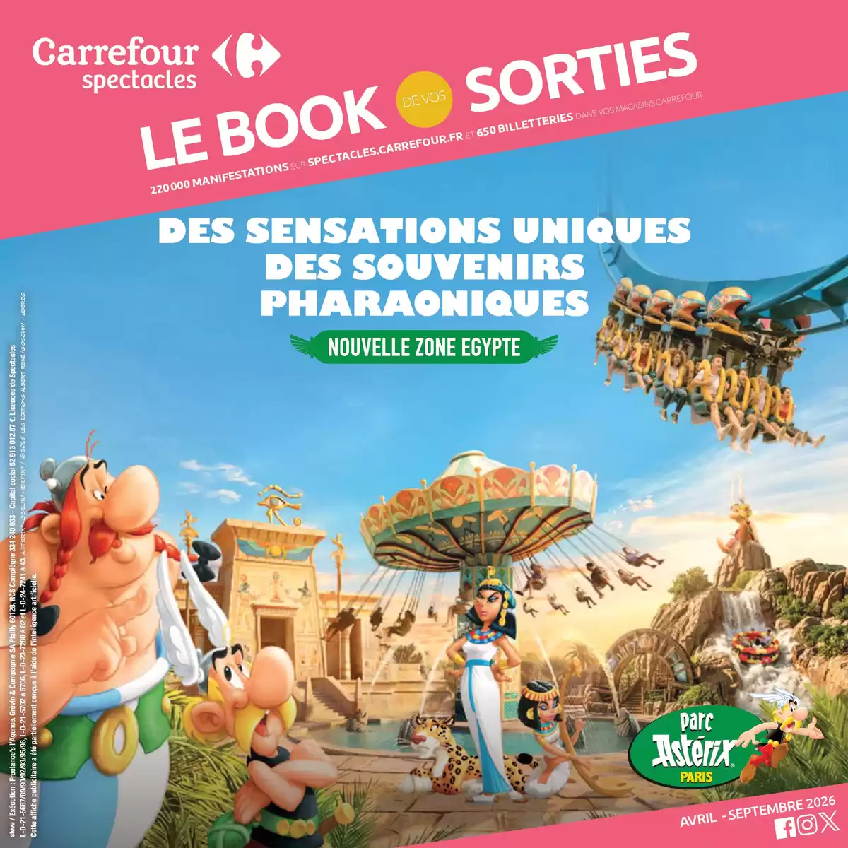 Carrefour France offers from 3 April to 30 September 2026 THE BOOK OF OUTINGS OFFERS - Page 1