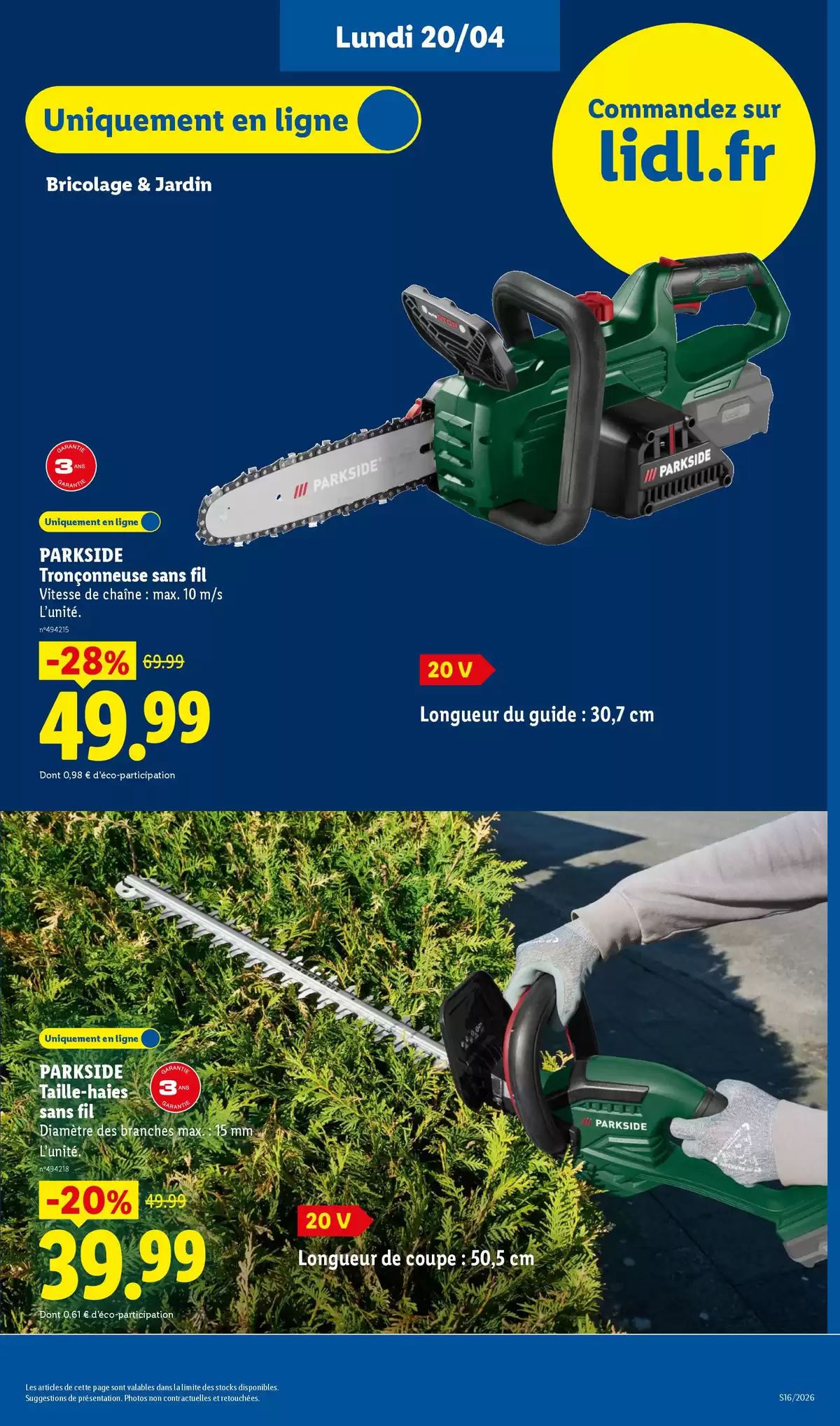 Offres Lidl France de 16 à 22 avril 2026 Les promos de la semaine - Lidl - France - 16 avril 2026 – 22 avril 2026 - Page 63