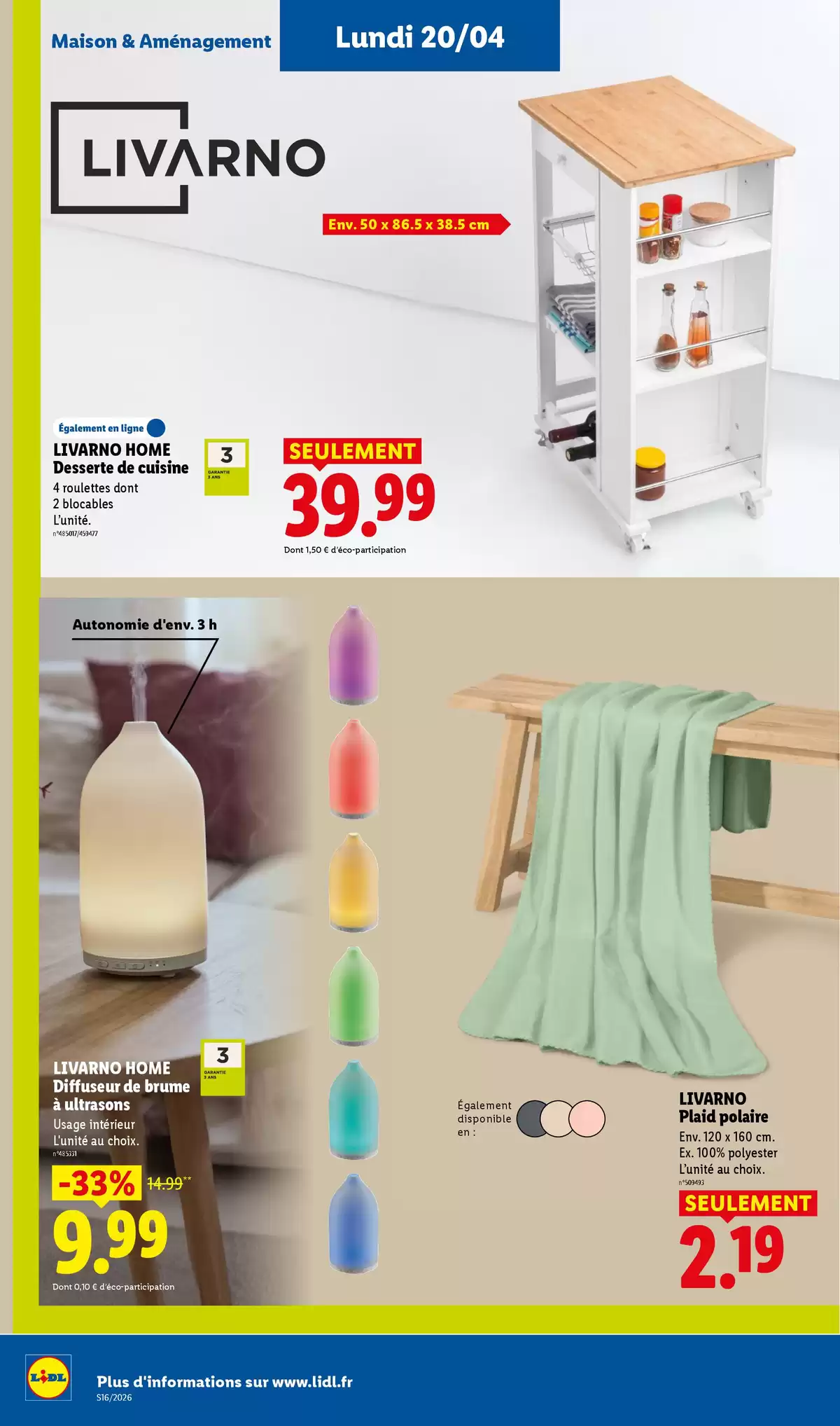 Offres Lidl France de 16 à 22 avril 2026 Les promos de la semaine - Lidl - France - 16 avril 2026 – 22 avril 2026 - Page 52