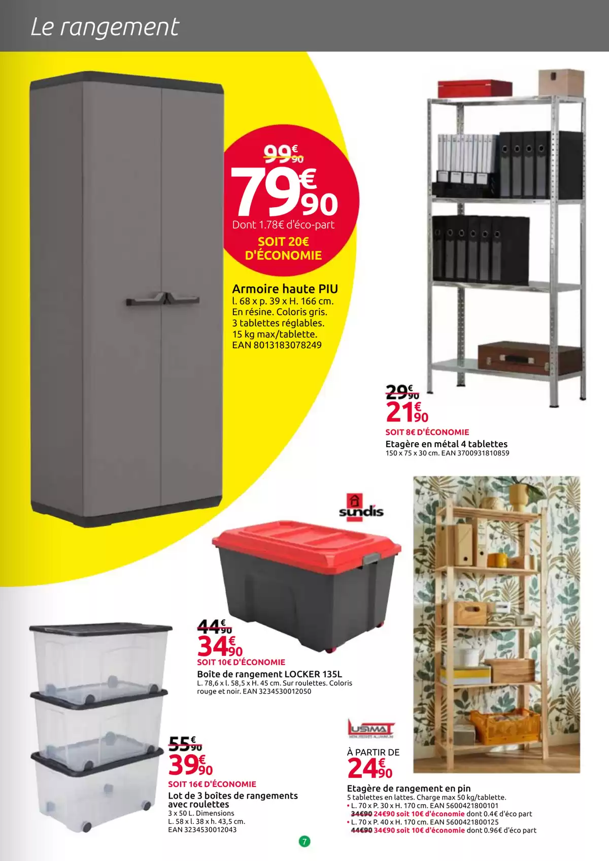 عروض السيد بريكولاج فرنسا من ٢٥ مارس حتى ١٩ أبريل ٢٠٢٦ كتالوج التخفيضات الجديد - السيد بريكولاج - فرنسا - 25 مارس 2026 – 19 ابريل 2026 - صفحة 7