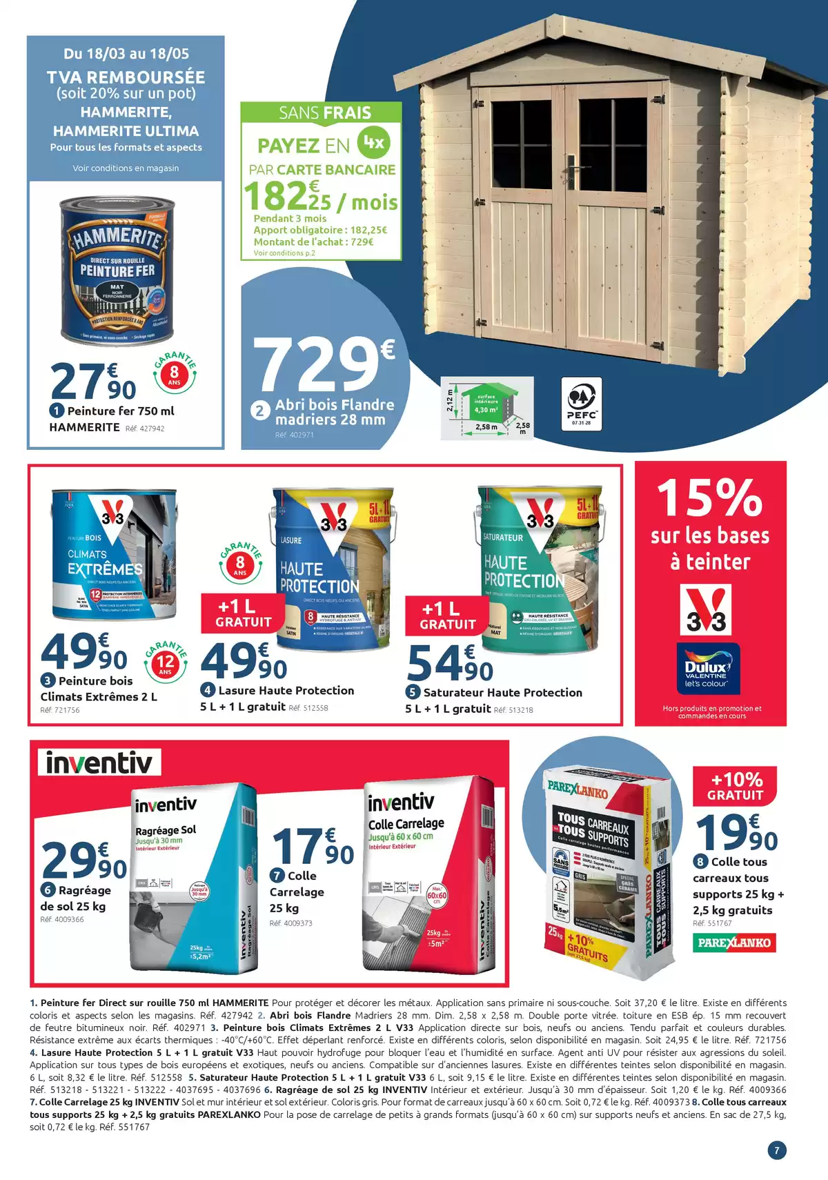 عروض السيد بريكولاج فرنسا من ٨ حتى ٢٦ أبريل ٢٠٢٦ عروض مواقع البناء الخاصة - السيد بريكولاج - فرنسا - 8 ابريل 2026 – 26 ابريل 2026 - صفحة 7