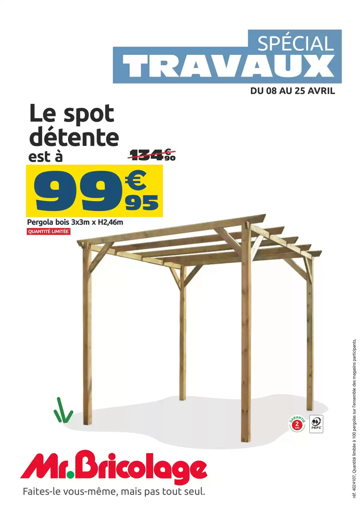 Mr.Bricolage France offers from 8 to 25 April 2026 SPECIAL WORKS OFFERS - Page 1
