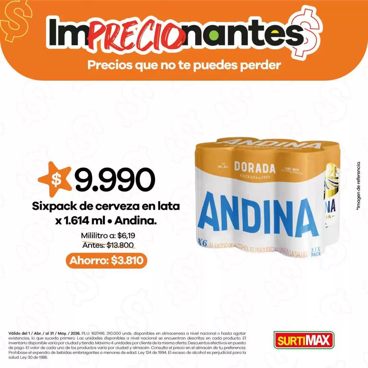 Ofertas de Surtimax Colombia de 3 abril a 31 mayo 2026 ImPRECIOnantes Precios que no te puedes perder - Surtimax - Colombia - 3 abril 2026 – 31 mayo 2026 - Página 3