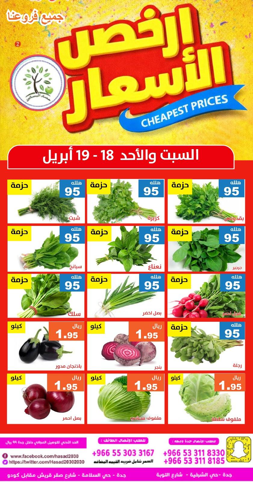 Hasad Albasatin Saudi Arabia offers from 1 to 2 Dhuʻl-Qiʻdah 1447 AH (18 – 19 April 2026) Low Price - Page 1