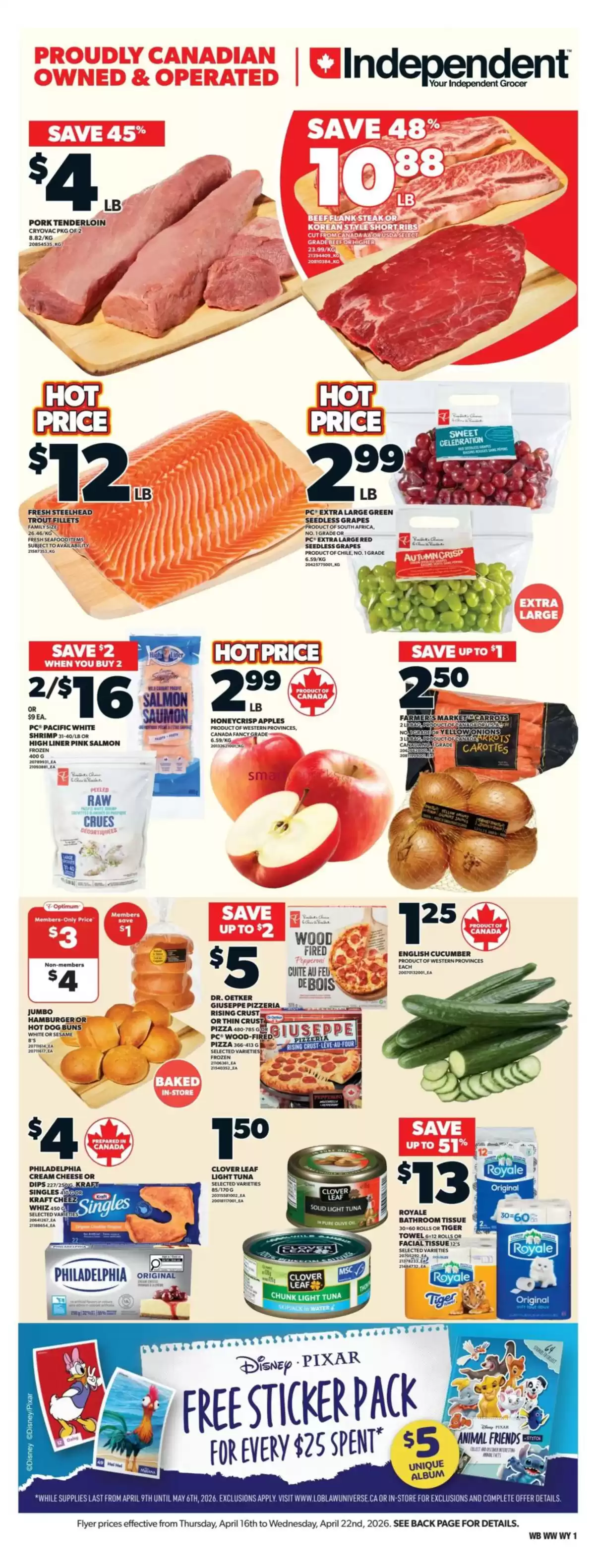 Ofertas de Independent Grocer Canadá de 16 a 22 abril 2026 Folleto semanal del supermercado independiente - Independent Grocer - Canadá - 16 abril 2026 – 22 abril 2026 - Página 3