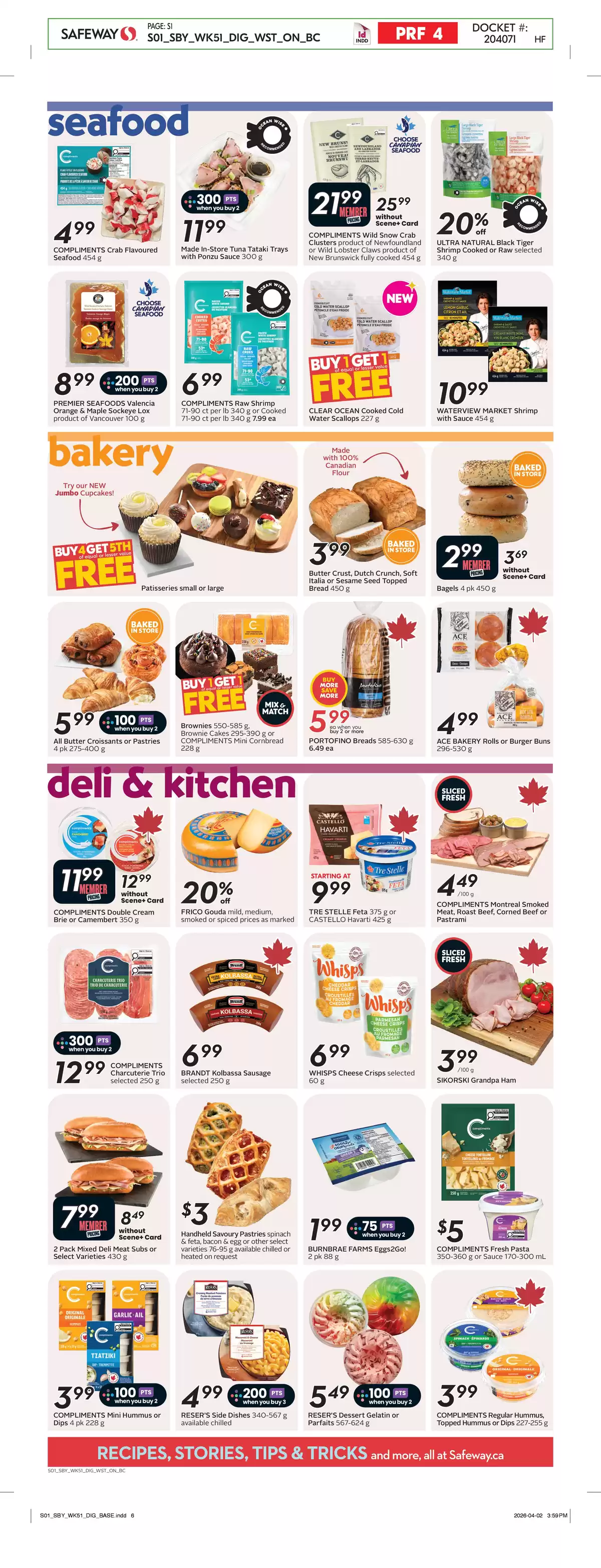Ofertas de Supermercado Safeway Canadá de 16 a 22 abril 2026 folleto semanal - Supermercado Safeway - Canadá - 16 abril 2026 – 22 abril 2026 - Página 9