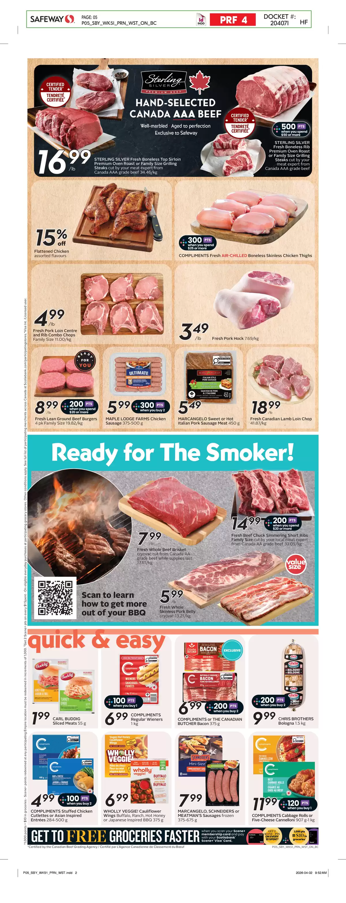 Ofertas de Supermercado Safeway Canadá de 16 a 22 abril 2026 folleto semanal - Supermercado Safeway - Canadá - 16 abril 2026 – 22 abril 2026 - Página 8