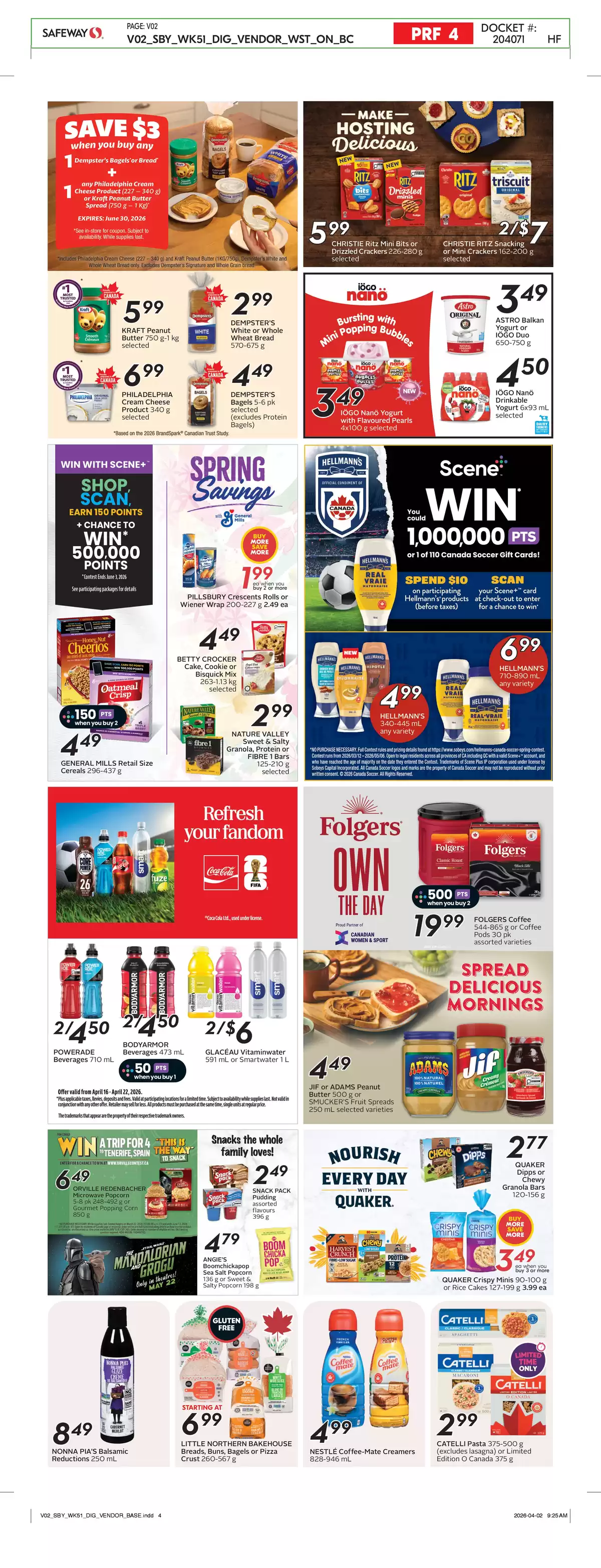 Ofertas de Supermercado Safeway Canadá de 16 a 22 abril 2026 folleto semanal - Supermercado Safeway - Canadá - 16 abril 2026 – 22 abril 2026 - Página 22