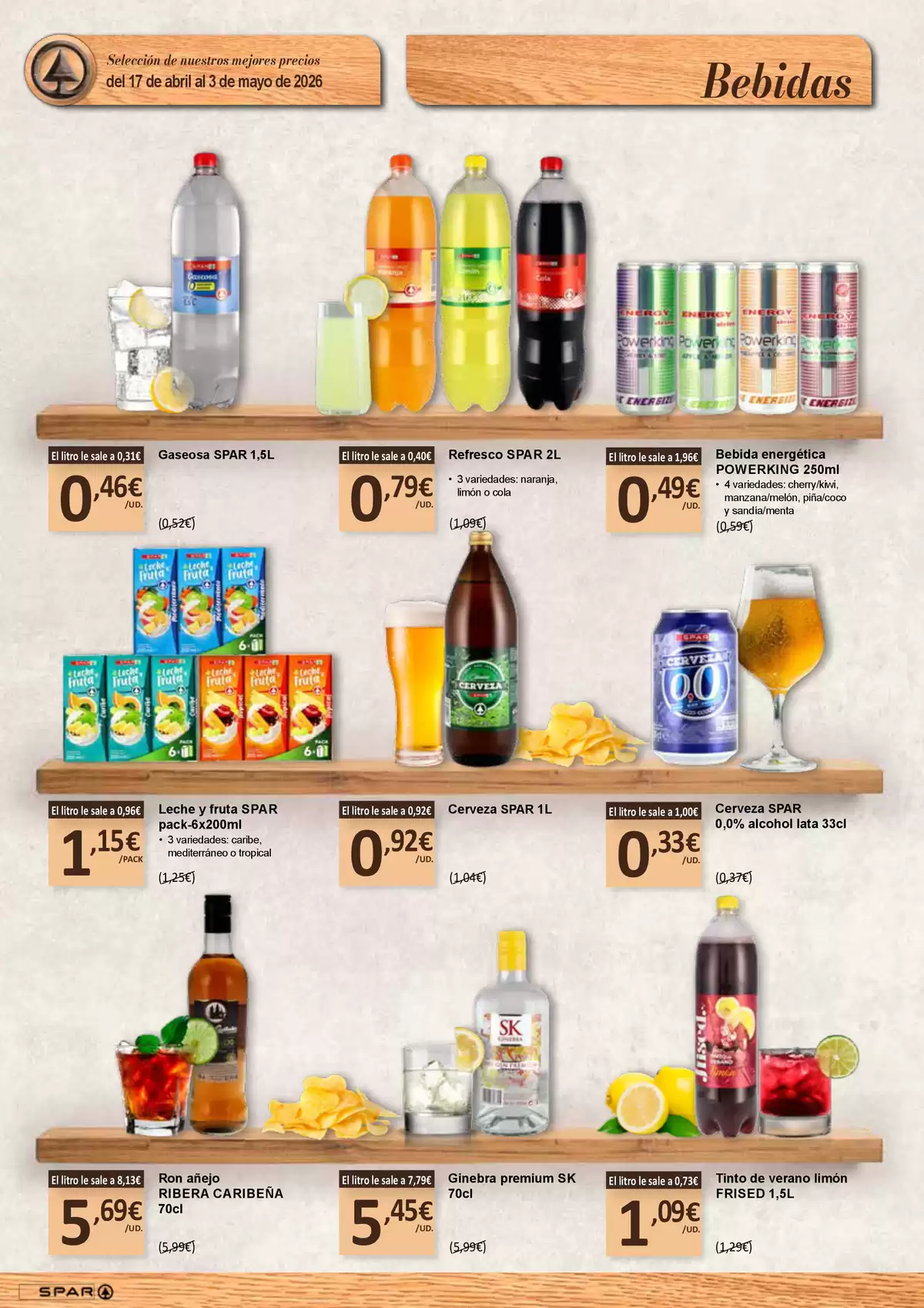 Offres SPAR Espagne de 17 avril à 3 mai 2026 Blaster de prix - SPAR - Espagne - 17 avril 2026 – 3 mai 2026 - Page 8