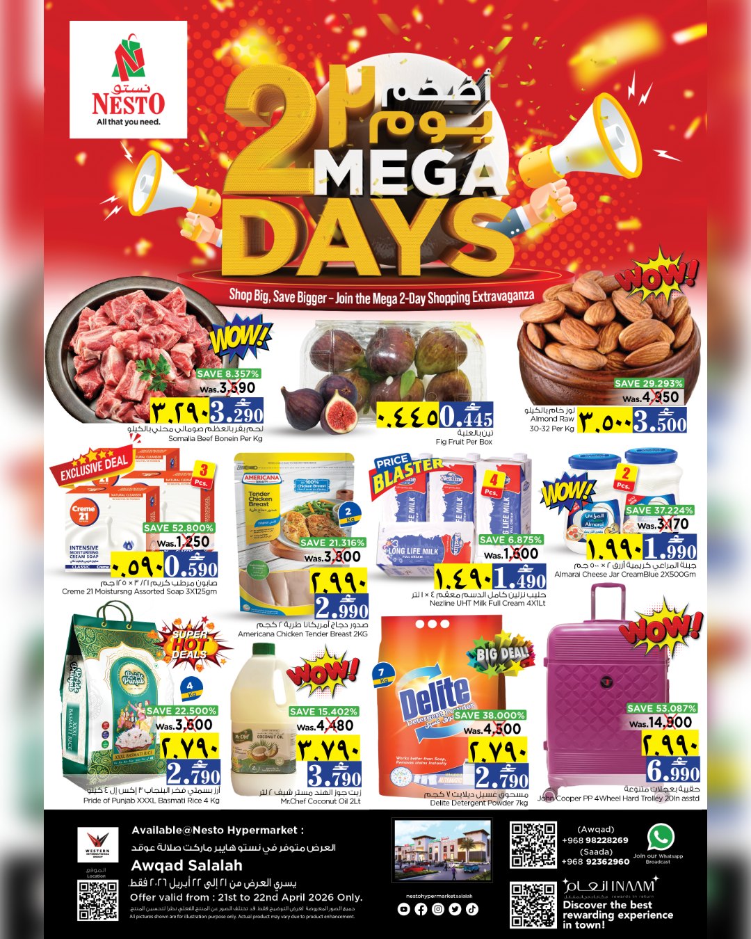 Nesto offers in Salalah from 21 to 22 April 2026 2 Mega Days - Page 1