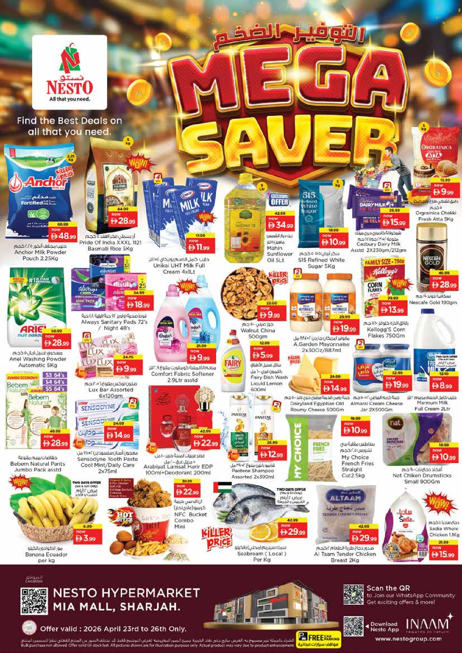Mega ahorros en Nesto Hipermercados, sucursales Centro comercial Mia, del 23 al 26 abril 2026 - Página 1