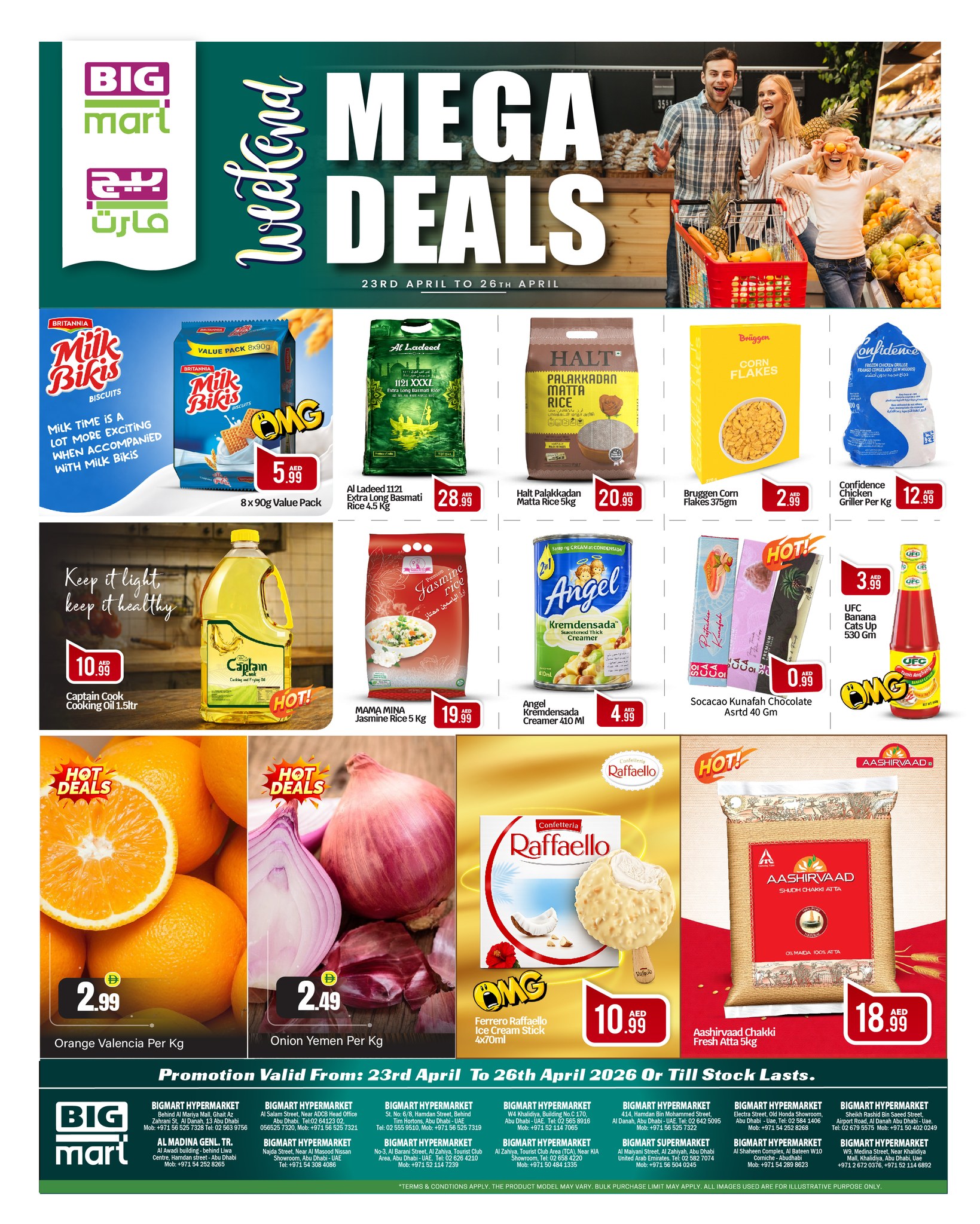 BIGmart offers in Abu Dhabi from 23 to 26 April 2026 MEGA SALE - Page 1