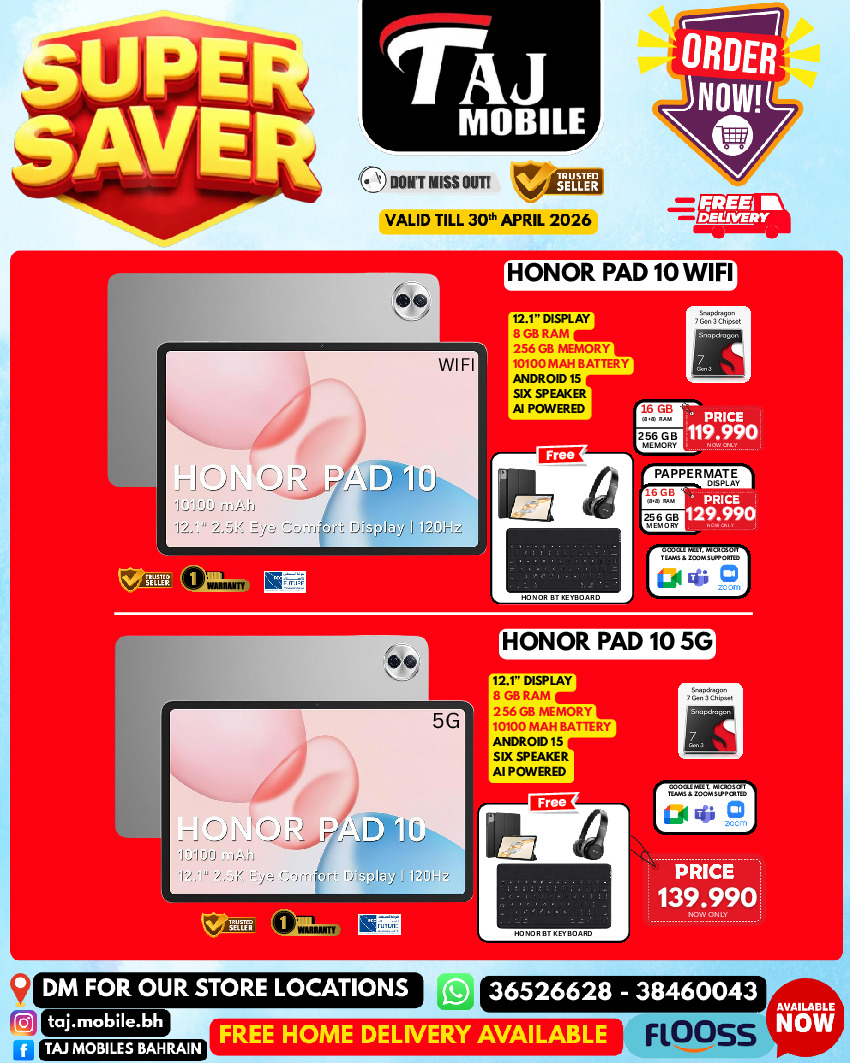 Ofertas de Taj Móviles Bahréin de 23 a 30 abril 2026 Ofertas de ahorro - Taj Móviles - Bahréin - 23 abril 2026 – 30 abril 2026 - Página 22